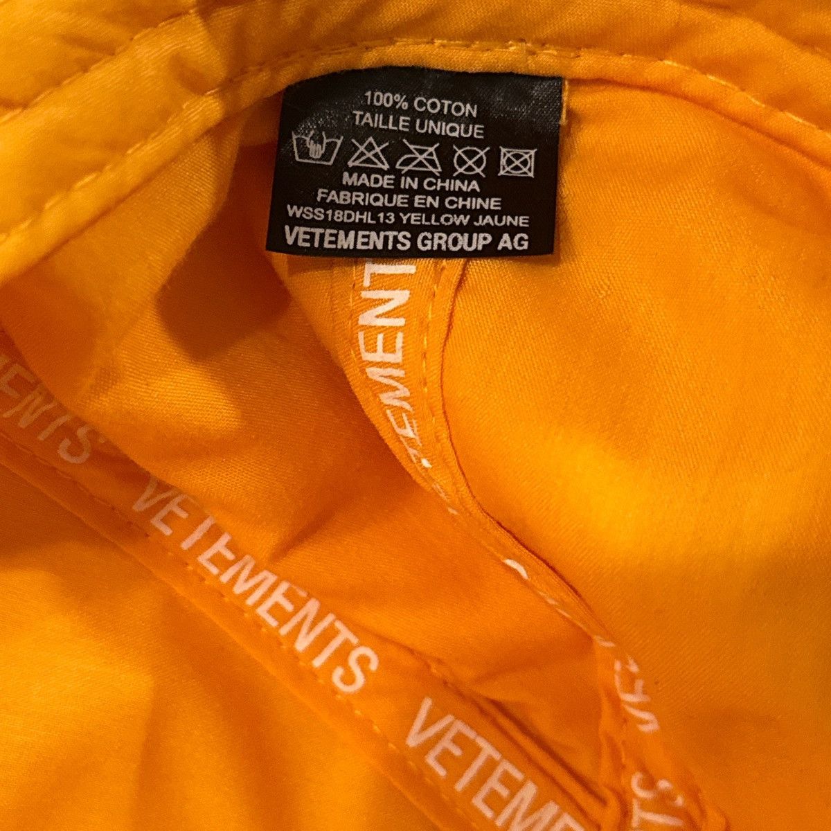 Vetements Vetements SS18 DHL Hat Size ONE SIZE - 3 Thumbnail