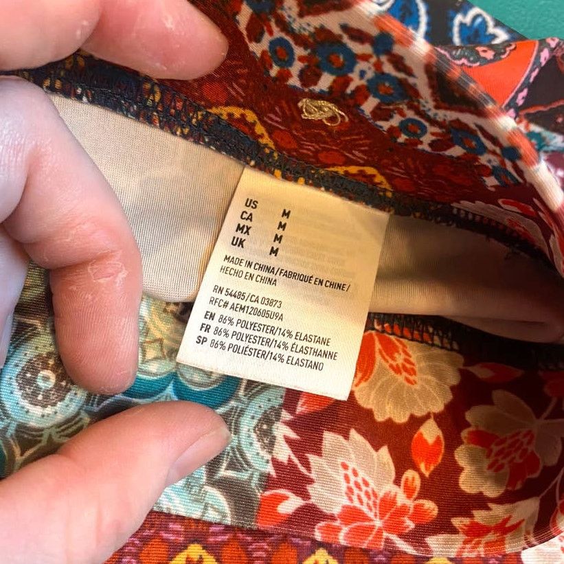 American Eagle Outfitters American Eagle Outfitters Patchwork Print Leggings Size M Size 29" - 5 Thumbnail