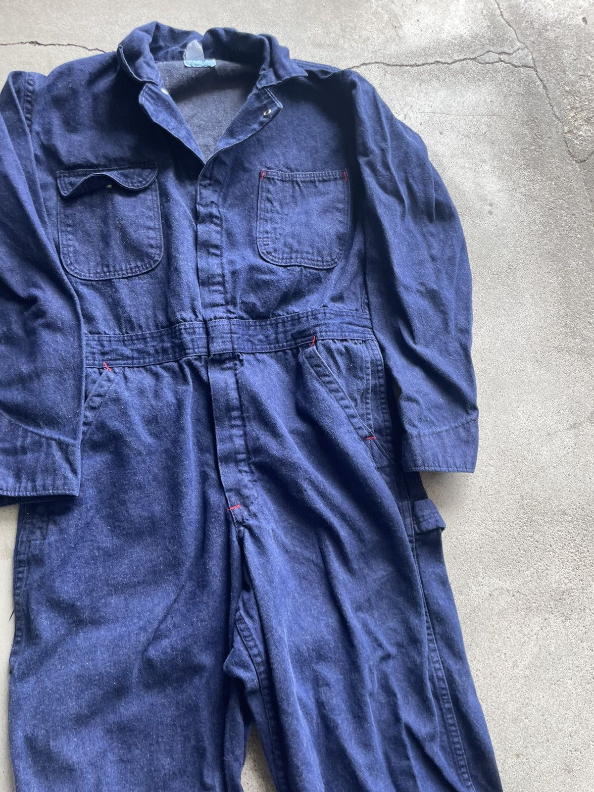 【60s】Wrangler denim coveralls deadstock Vintage × Wrangler Vintage 60s Wrangler Denim coveralls | Grailed