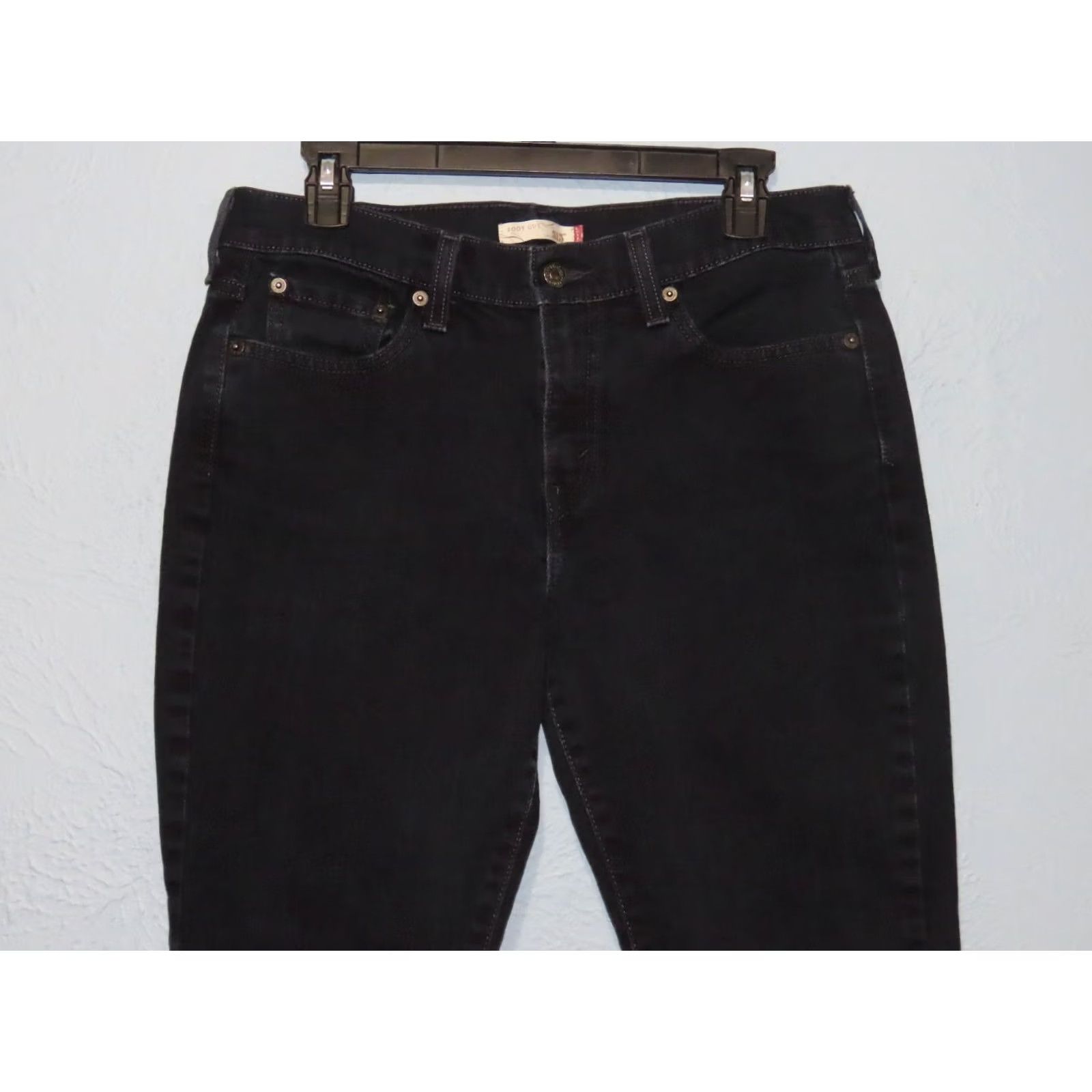Levi's Levi's 515 Boot Cut Jeans Women's 10L Black Mid-Rise Denim Cotton Blend Stretch 28in Inseam Shoes 32in Waist Size 32" / US 10 / IT 46 - 3 Thumbnail