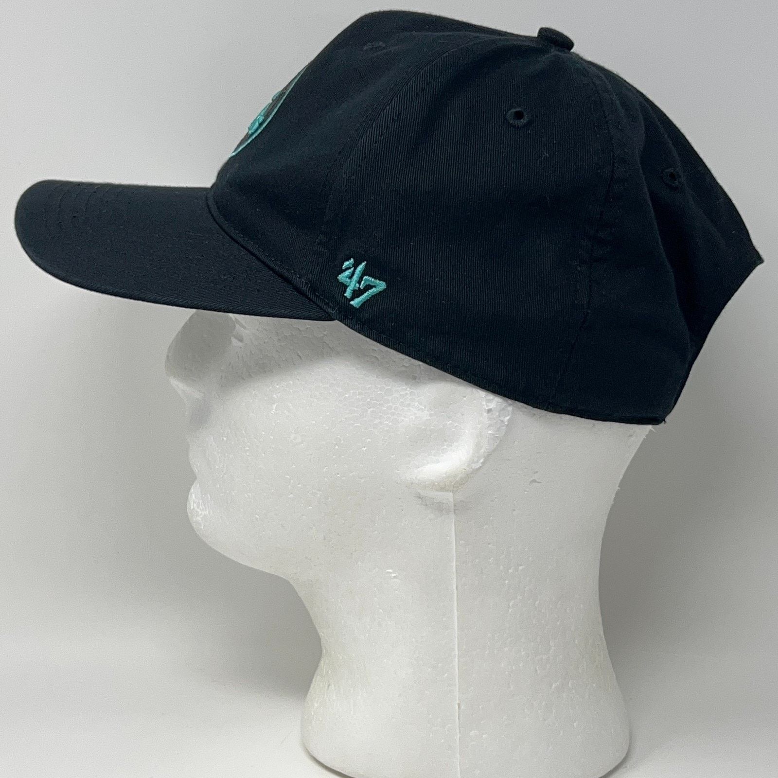47 Brand Philadelphia 76ers x Diamond Supply Hat Baseball Cap Black Size ONE SIZE - 6 Thumbnail