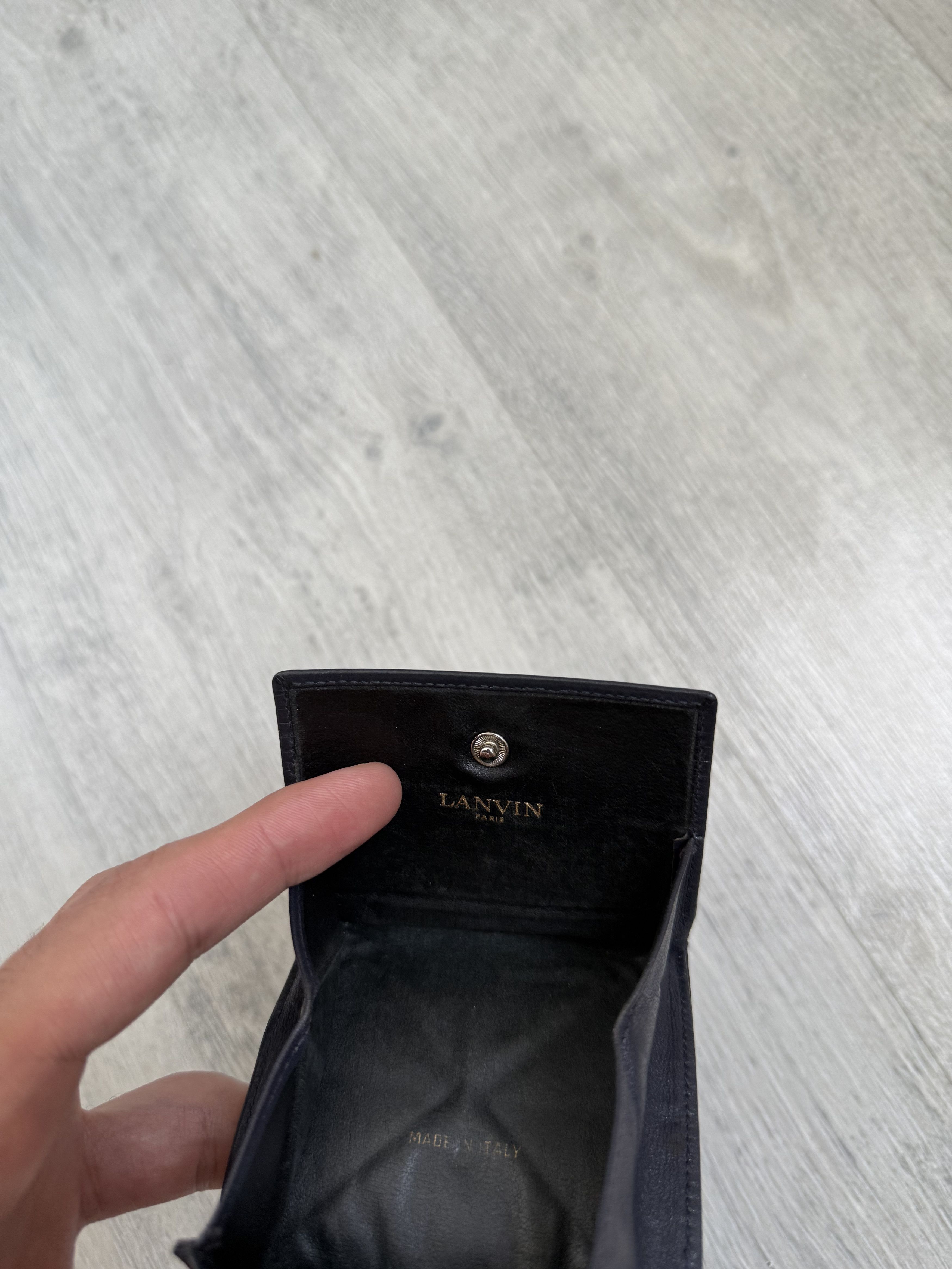 Lanvin Archive Lanvin leather coin wallet case Size ONE SIZE - 3 Thumbnail