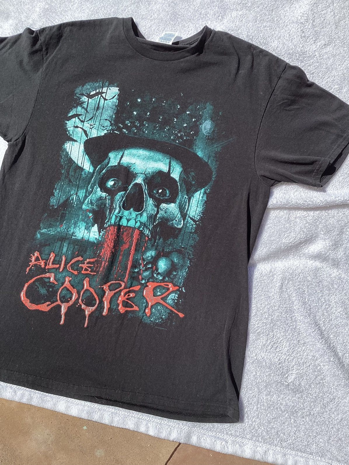 Band Tees × Delta × Vintage 2016 Spend the night with Alice Cooper 2 sided band T-shirt Size US L / EU 52-54 / 3 - 2 Thumbnail