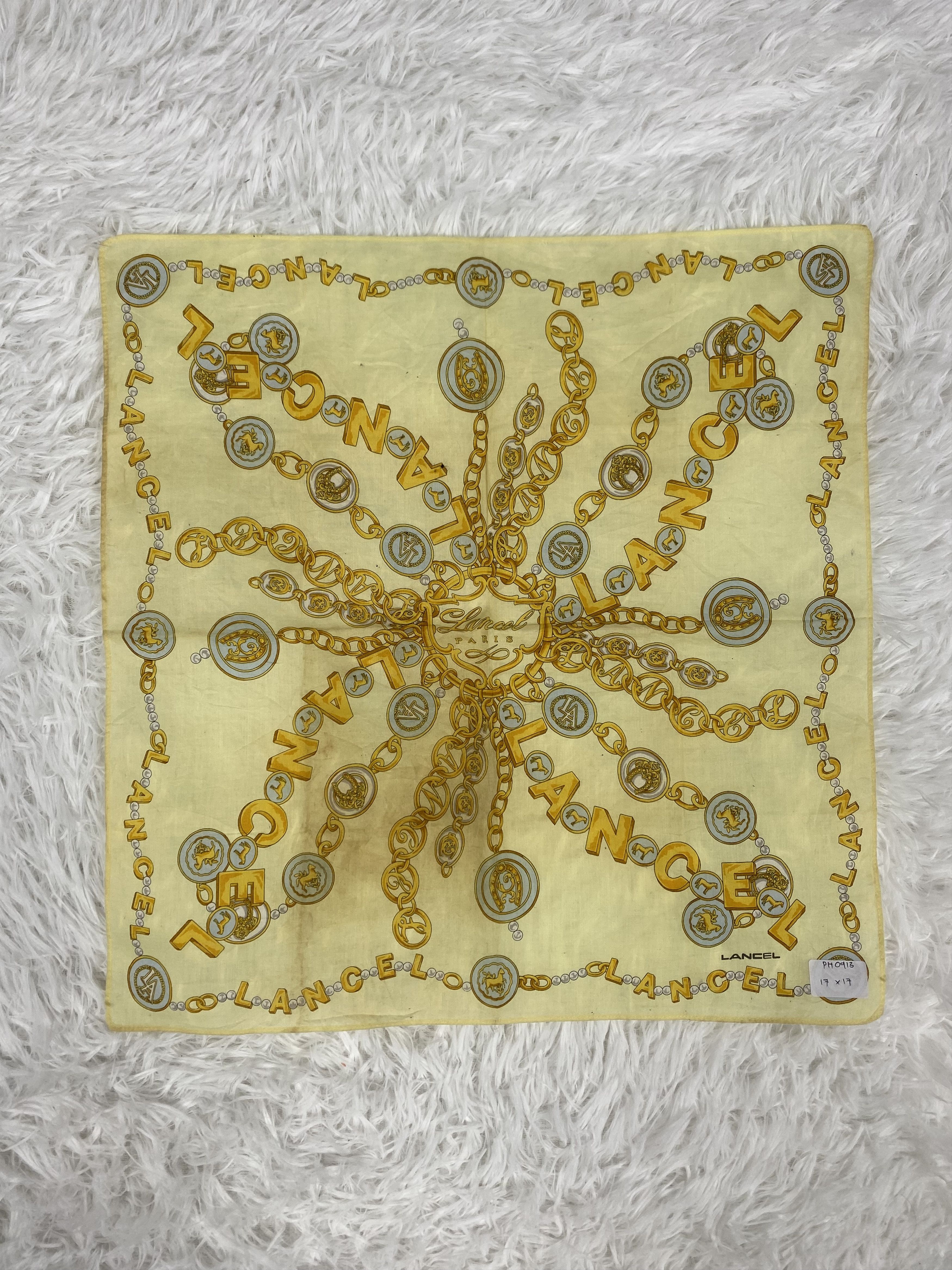 Lancel × Vintage Vintage Lancel Handkerchief Neckerchief PH0913 Size ONE SIZE - 3 Thumbnail