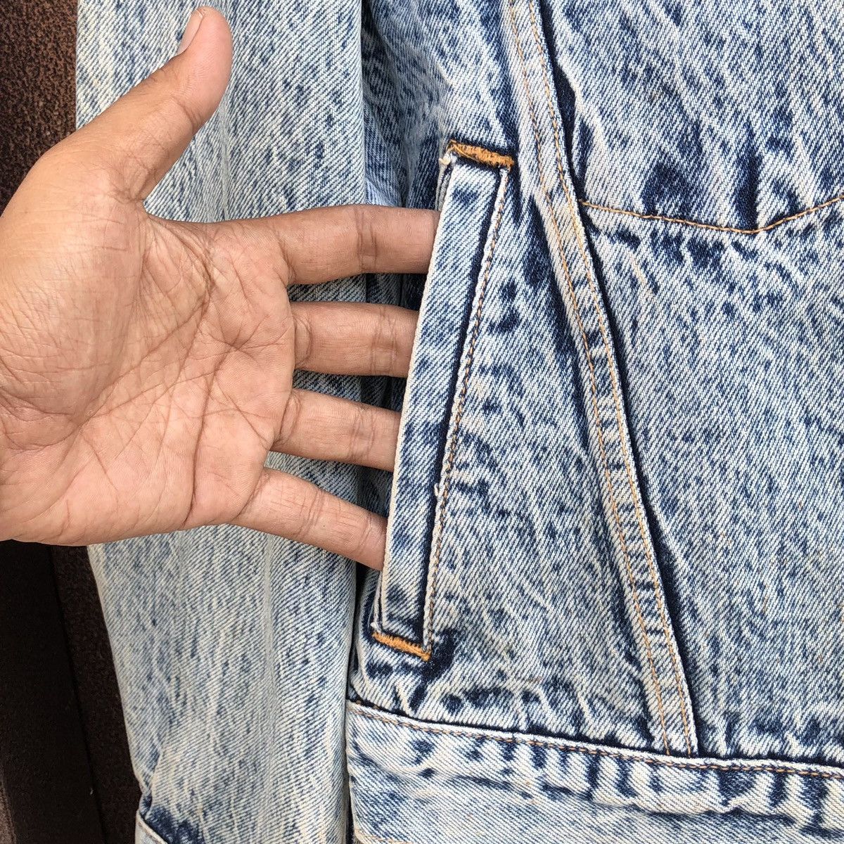 Wrangler VTG 80s Wrangler Blue Bell’s Acid Wash Denim Trucker Jacket Size US M / EU 48-50 / 2 - 3 Thumbnail