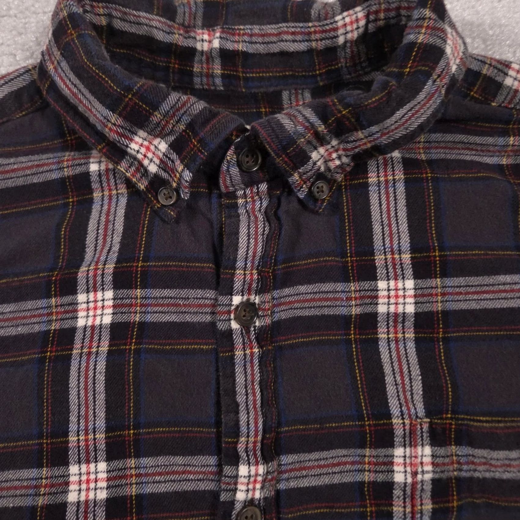 Vintage St. John's Bay Shirt Mens XL Blue Plaid Flannel Button Front Long Sleeve Casual Size US XL / EU 56 / 4 - 5 Thumbnail