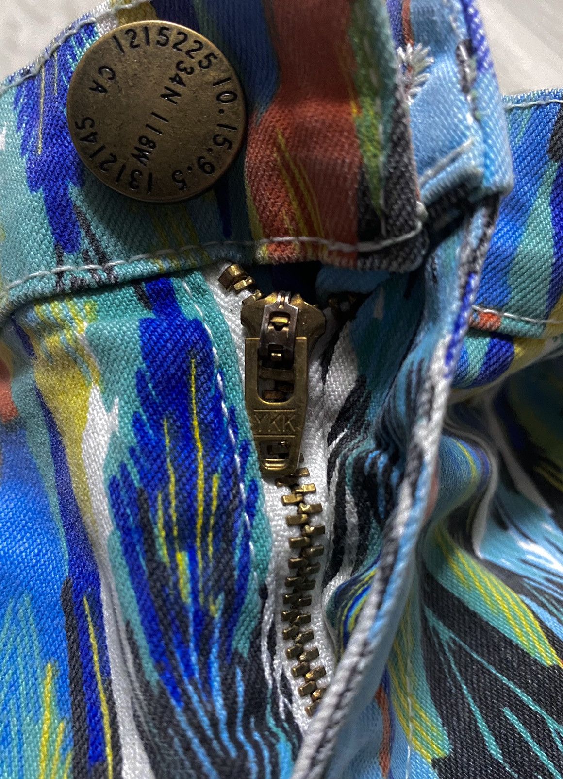 Current/Elliot Current/Elliott Full Printed Multicolour Arrow Stretch Jeans Size 25" / US 0 / IT 36 - 12 Thumbnail