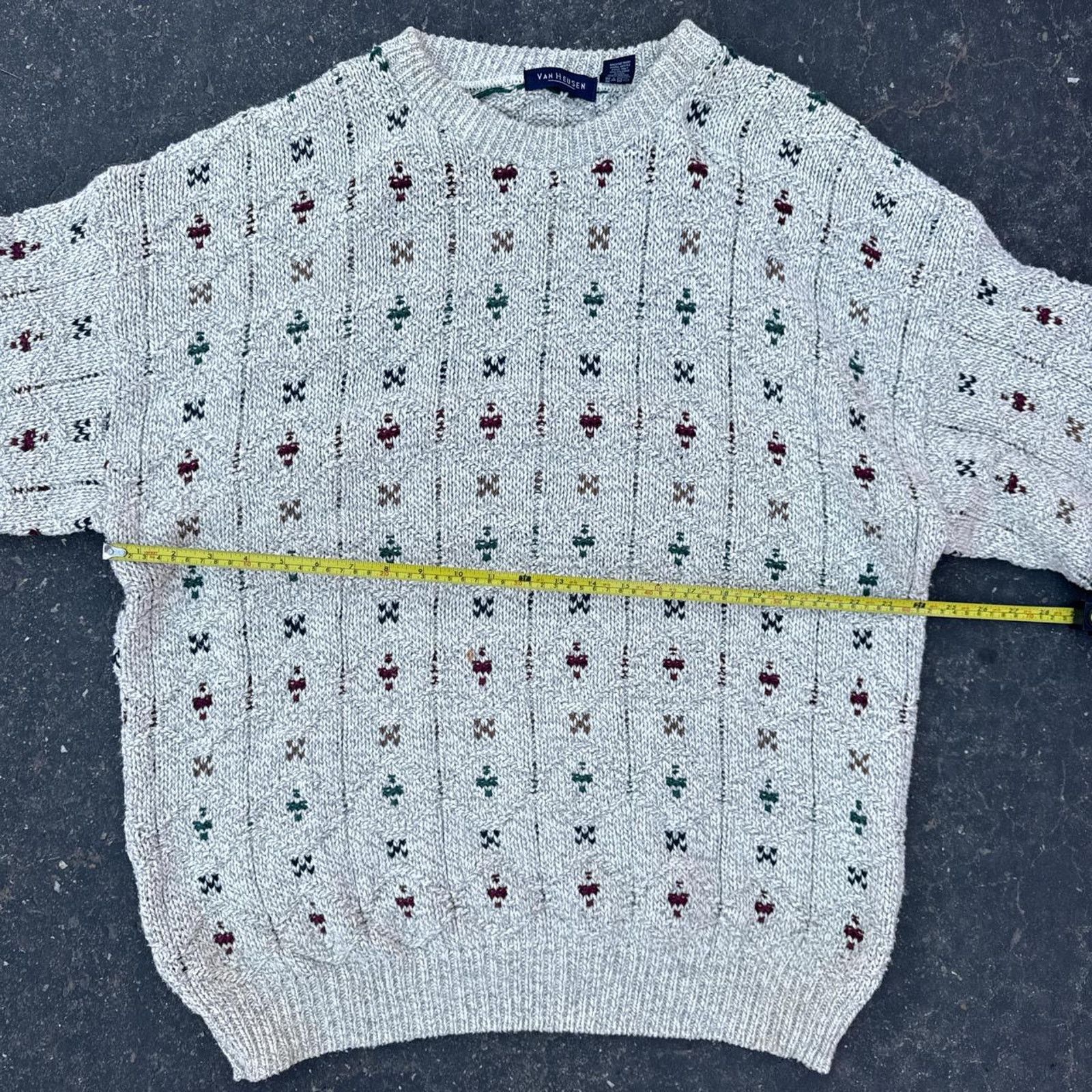 Van Heusen Vintage 90s Van Heusen Knit Sweater Size XL Size US XL / EU 56 / 4 - 5 Thumbnail