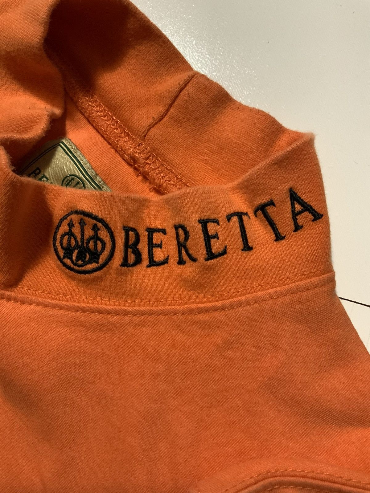 Beretta Beretta Italian Firearms Guns Weapons Orange Mock Neck Shirt Size US M / EU 48-50 / 2 - 5 Thumbnail