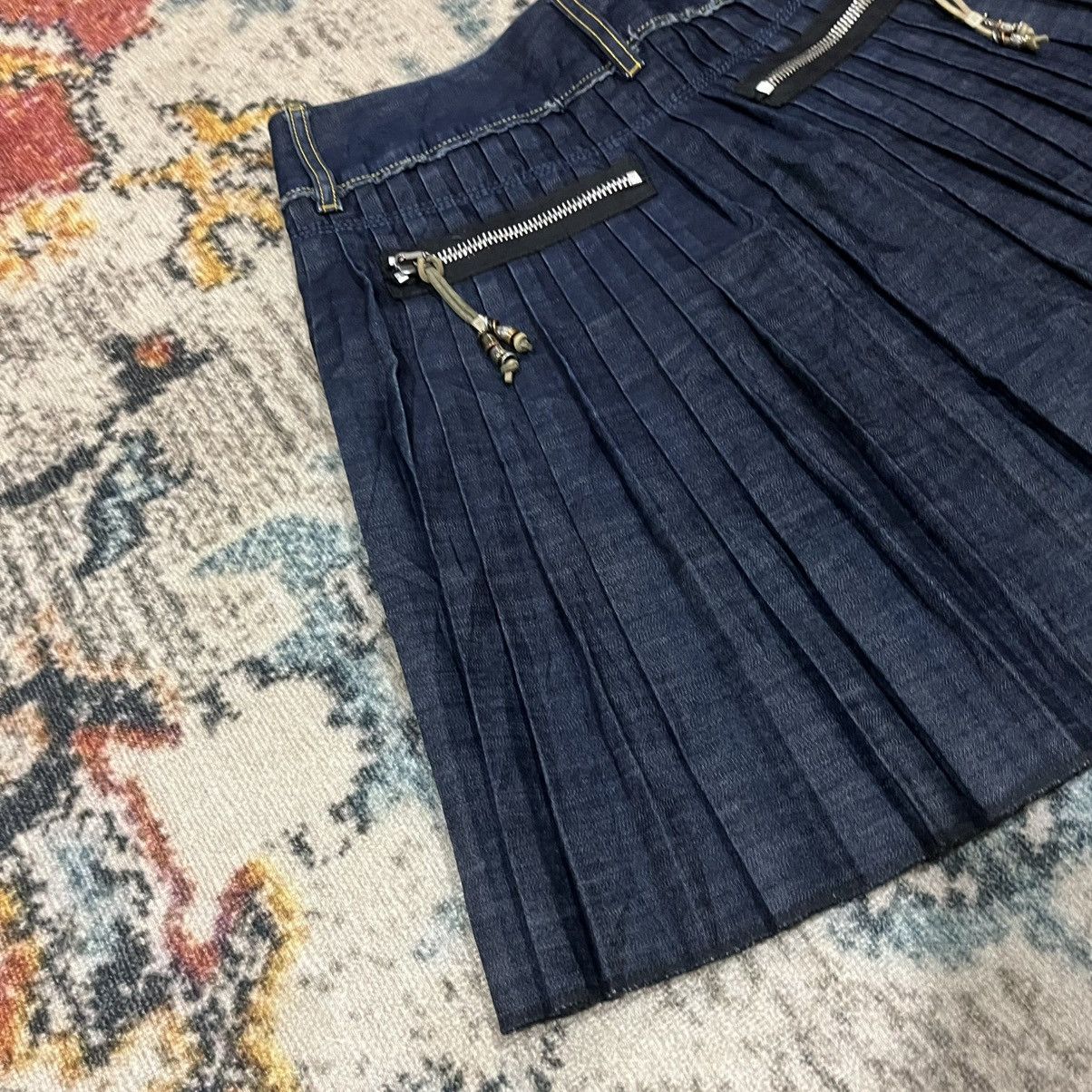 Diesel Pleated denim skirt Size 29" - 8 Thumbnail