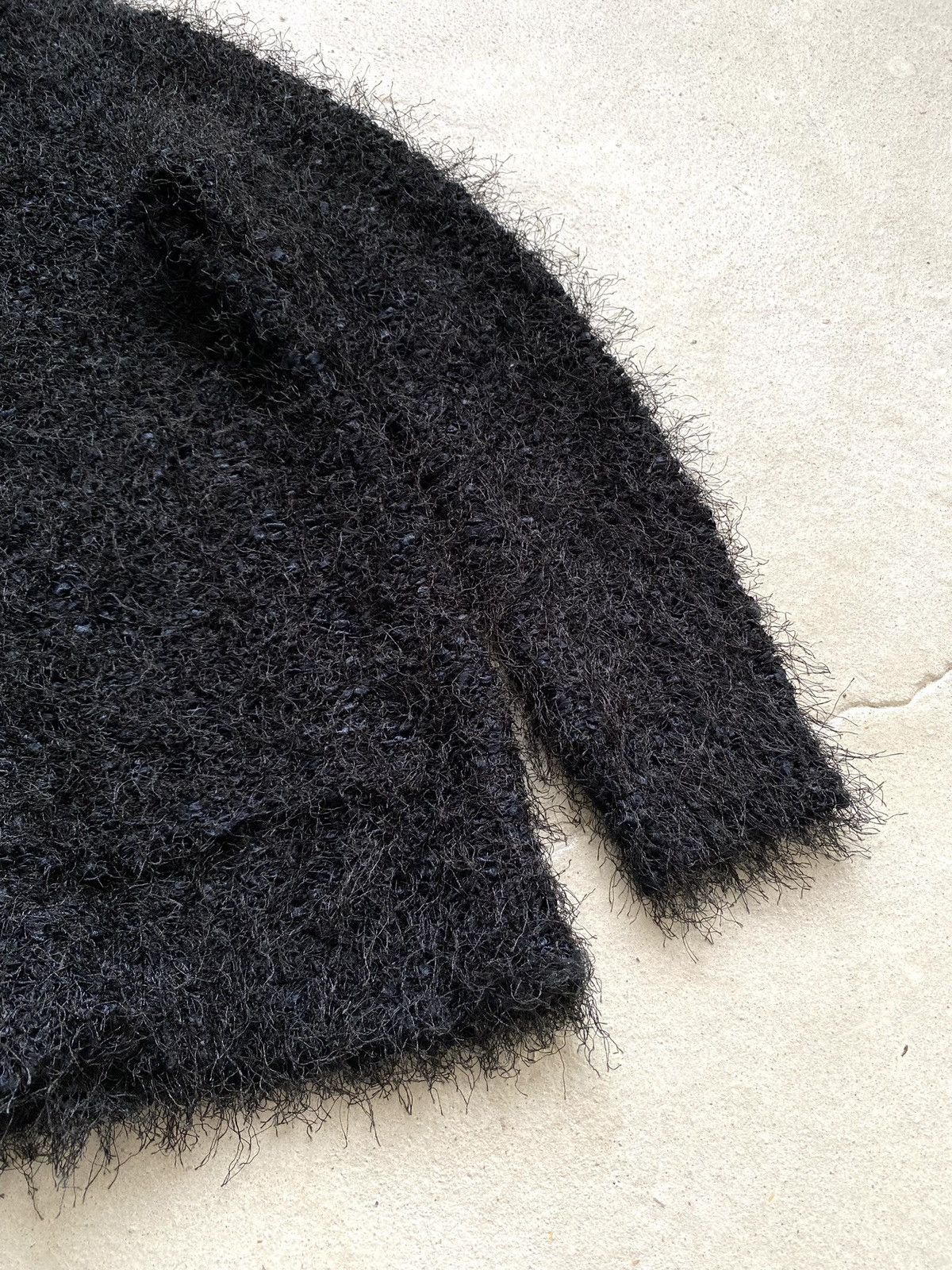 Japanese Brand × Vintage 🕷️ Vintage Japanese Mohair Style Fuzzy Sweater Size S / US 4 / IT 40 - 6 Thumbnail