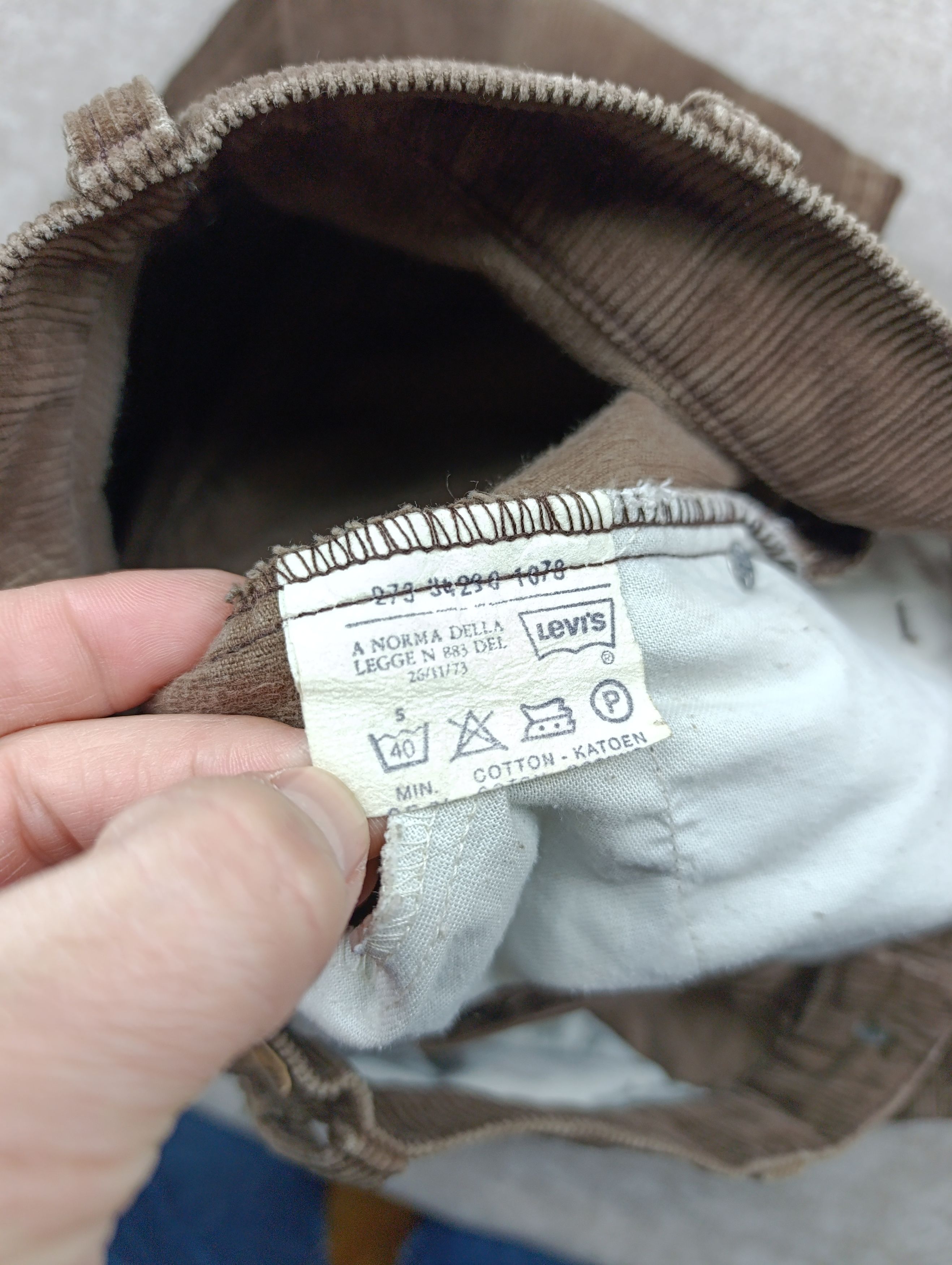 Levi's Vintage Clothing Vintage 70s Levi’s 630 Corduroy Pants Brown Made in France Size US 32 / EU 48 - 9 Thumbnail