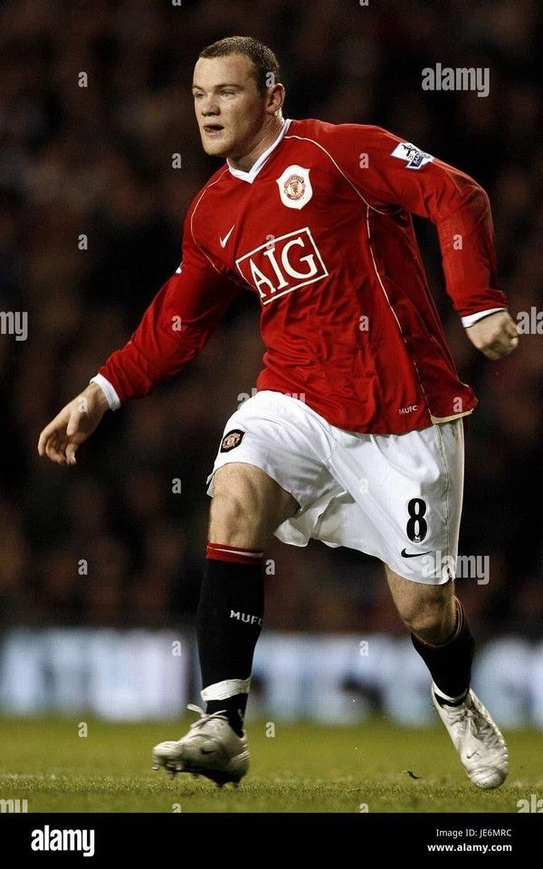Nike MANCHESTER UNITED 2006 ROONEY FOOTBALL SHIRT SOCCER JERSEY Size US XXS / EU 40 - 10 Thumbnail