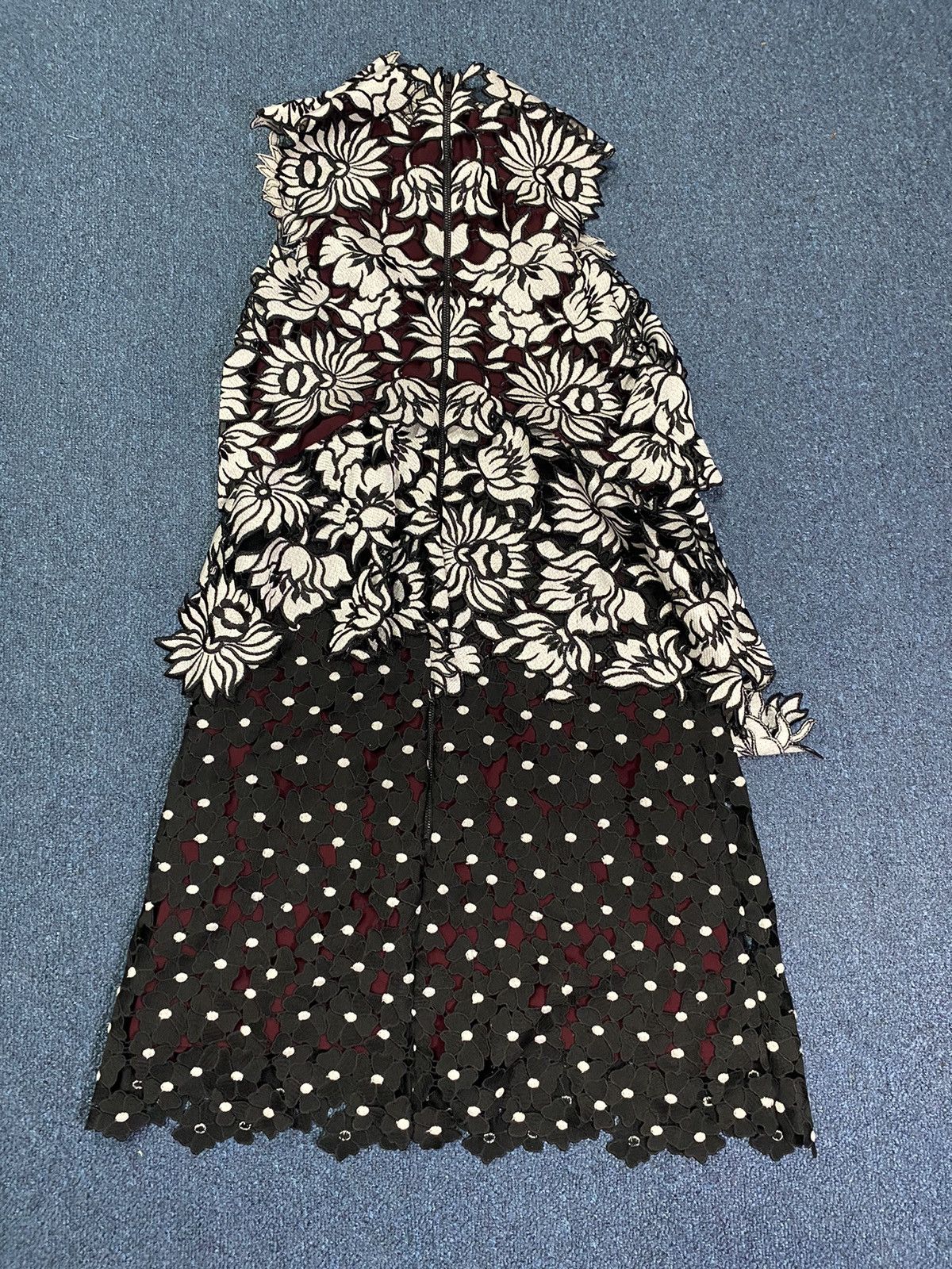 Self-Portrait Self-Portrait Black & White Floral “Millie” Dress Size XS / US 0-2 / IT 36-38 - 1 Thumbnail