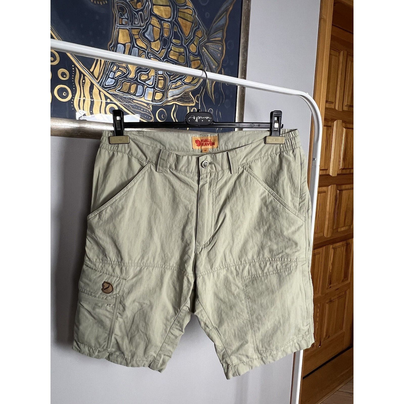 Fjallraven Fjallraven Kape Town Mt Men`s Beige Cargo Tracking Shorts Si Size US 32 / EU 48 - 1 Thumbnail