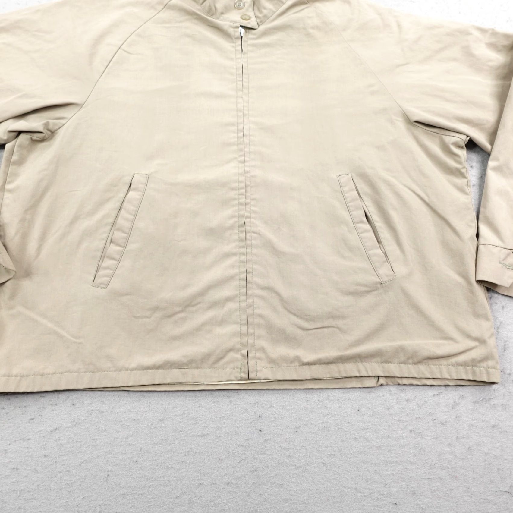 Sears VINTAGE Oakbrook Sportswear Jacket Mens XL Beige Bomber Talon Zipper Coat 60s Size US XL / EU 56 / 4 - 3 Thumbnail