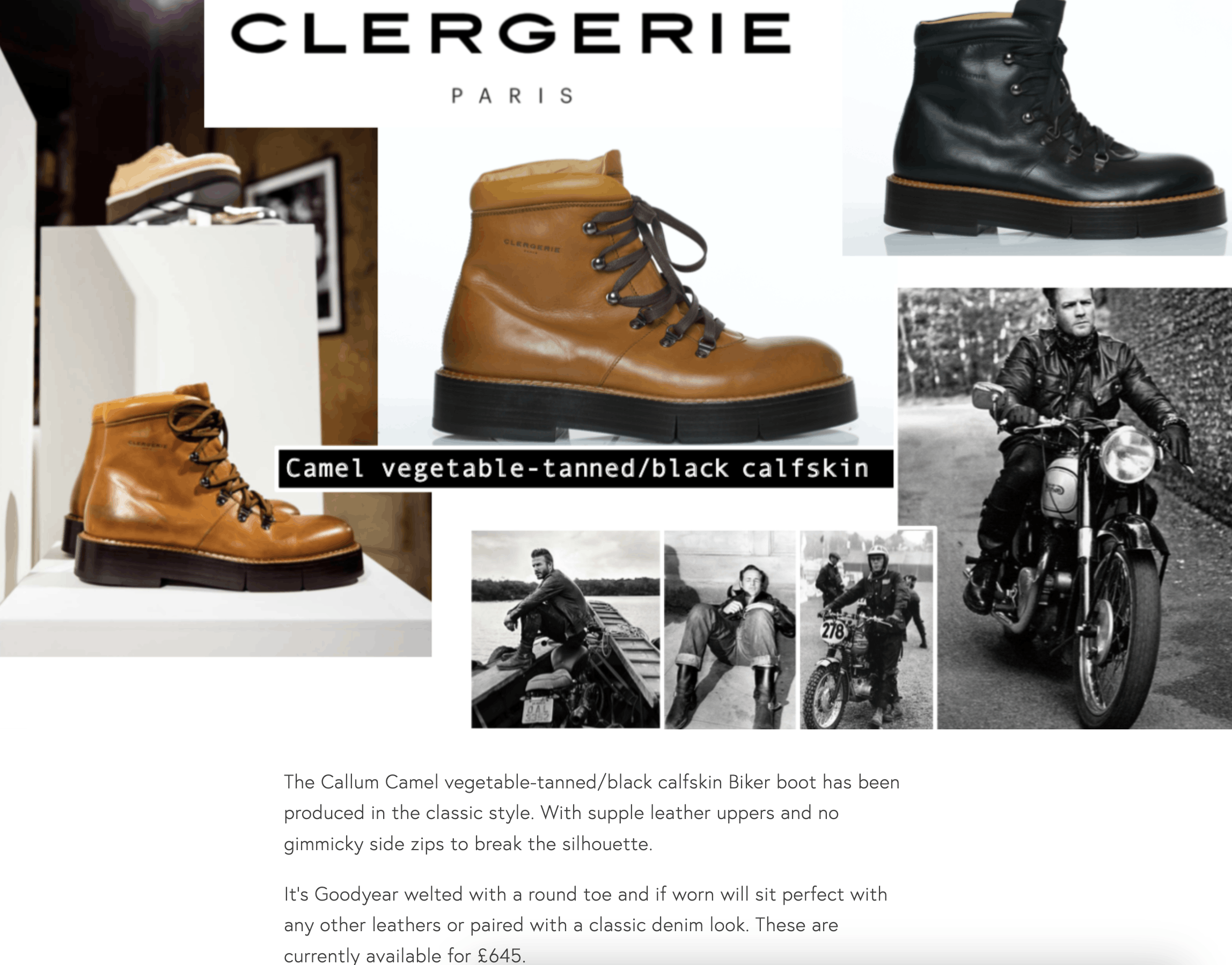 Designer × Saint Laurent Paris Clergerie Paris Callum Boot on Goodyear welt on PLATFORM Size US 8 / EU 41 - 4 Thumbnail
