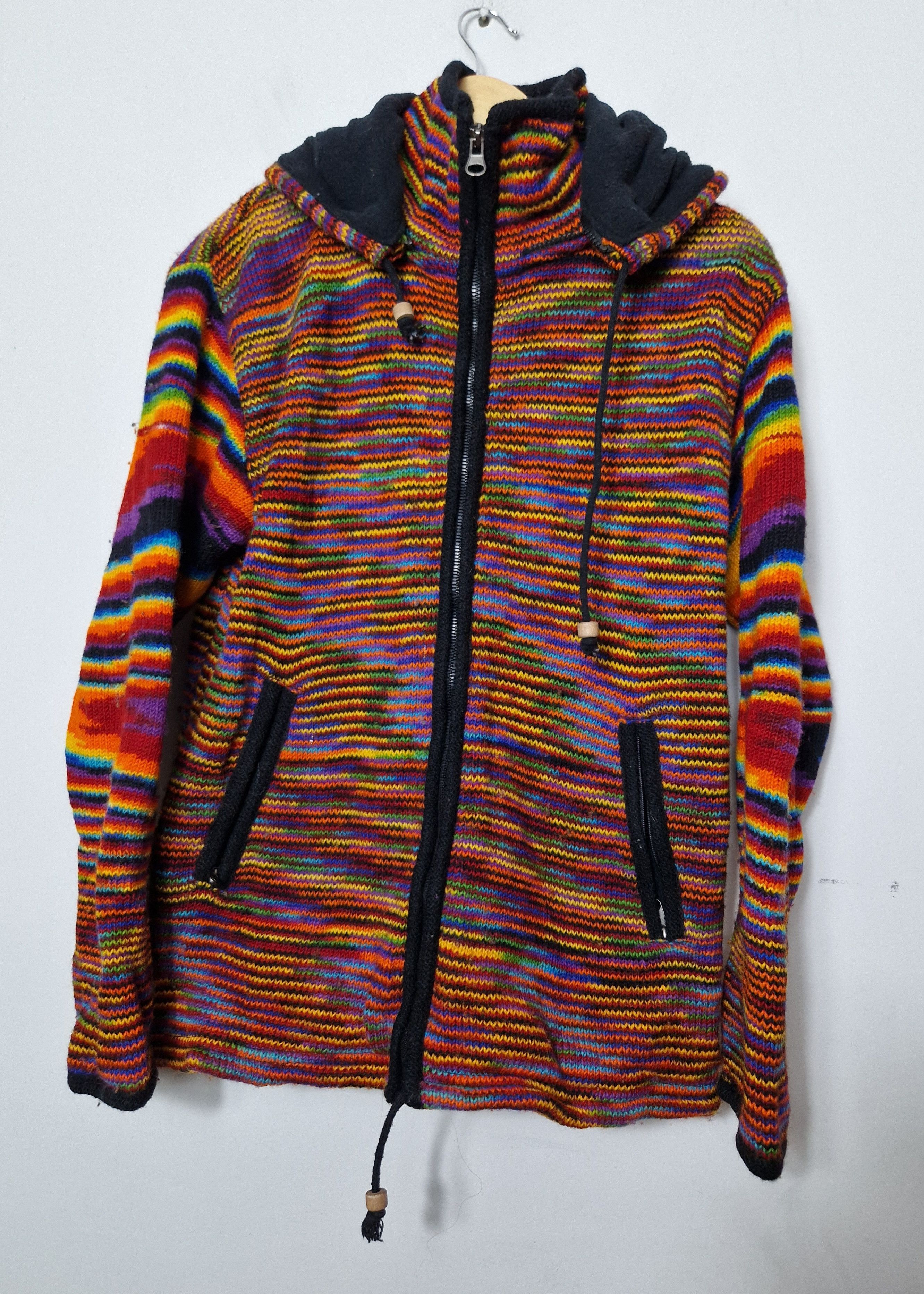 Japanese Brand × Vintage vintage wool made in Nepal sweater Size US XL / EU 56 / 4 - 1 Thumbnail