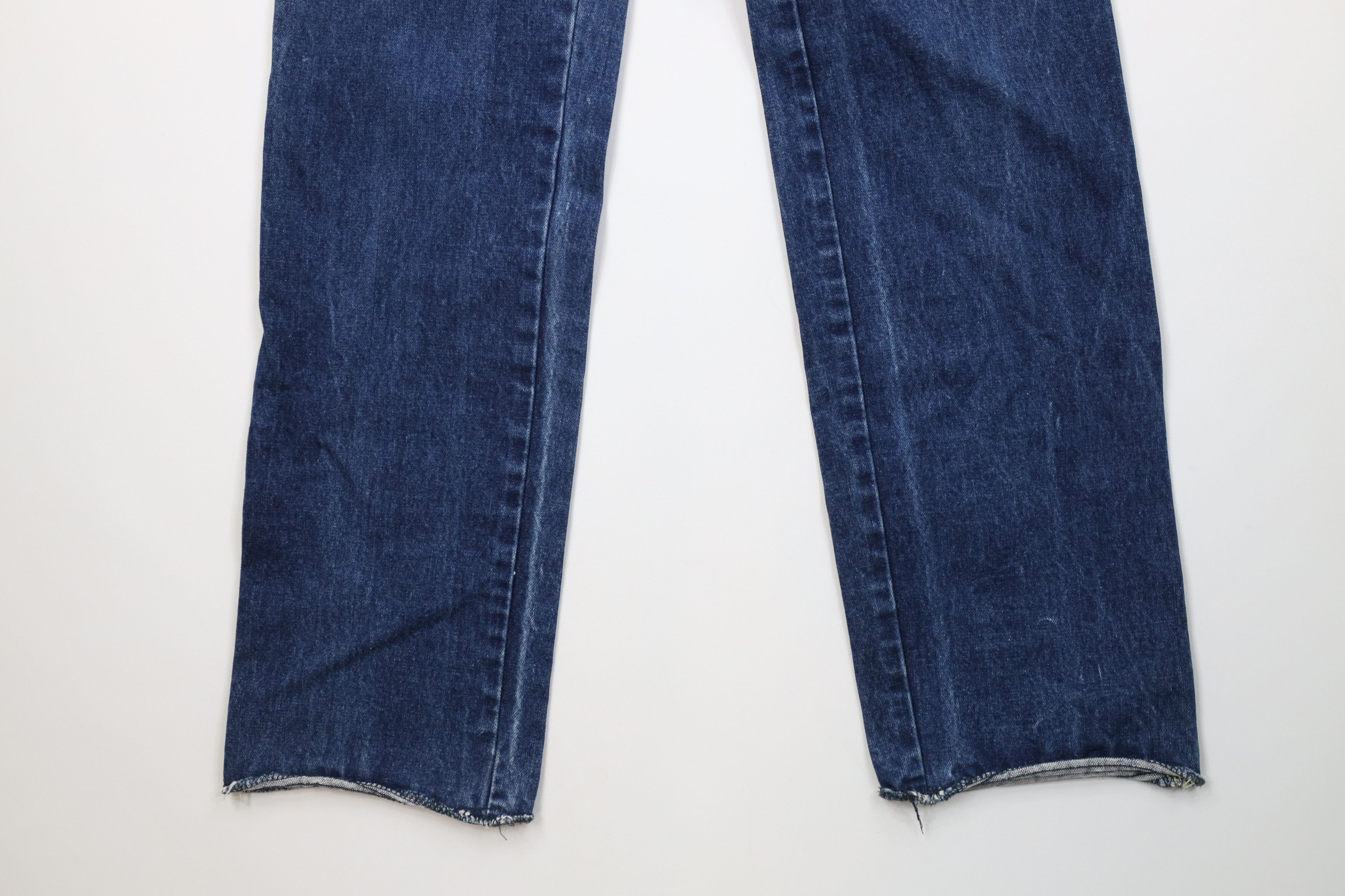 Vintage Vintage 70s 80s Streetwear Straight Leg Denim Jeans Cotton Size 28" / US 6 / IT 42 - 4 Thumbnail
