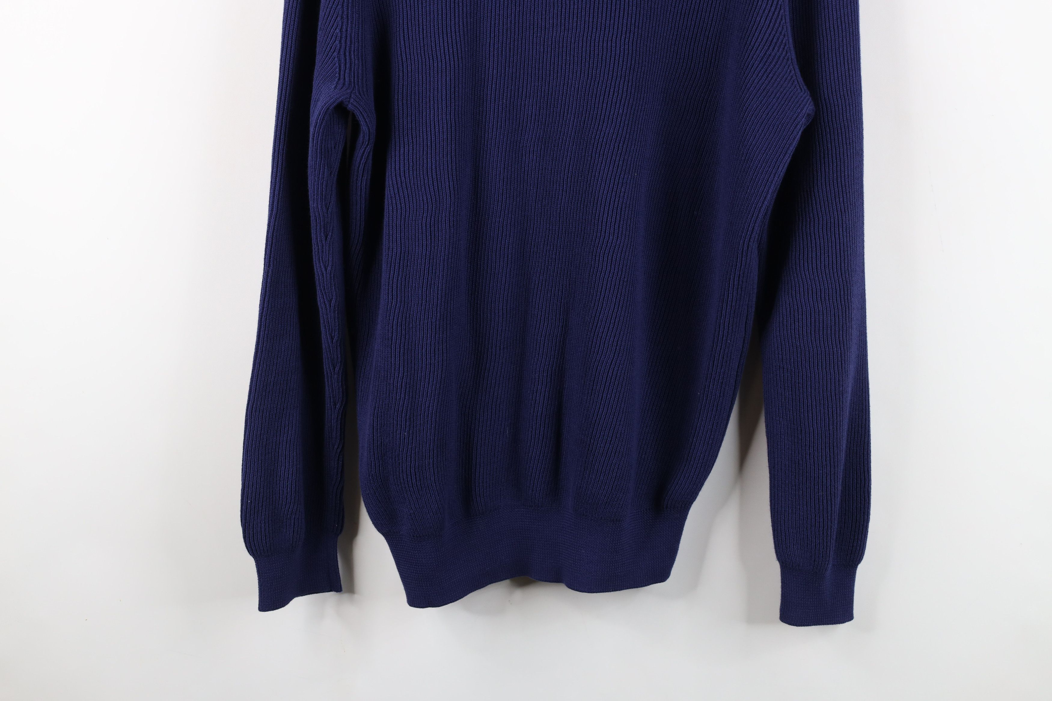Vintage New Jos A Bank Chunky Ribbed Knit Half Zip Pullover Sweater Size US M / EU 48-50 / 2 - 11 Thumbnail