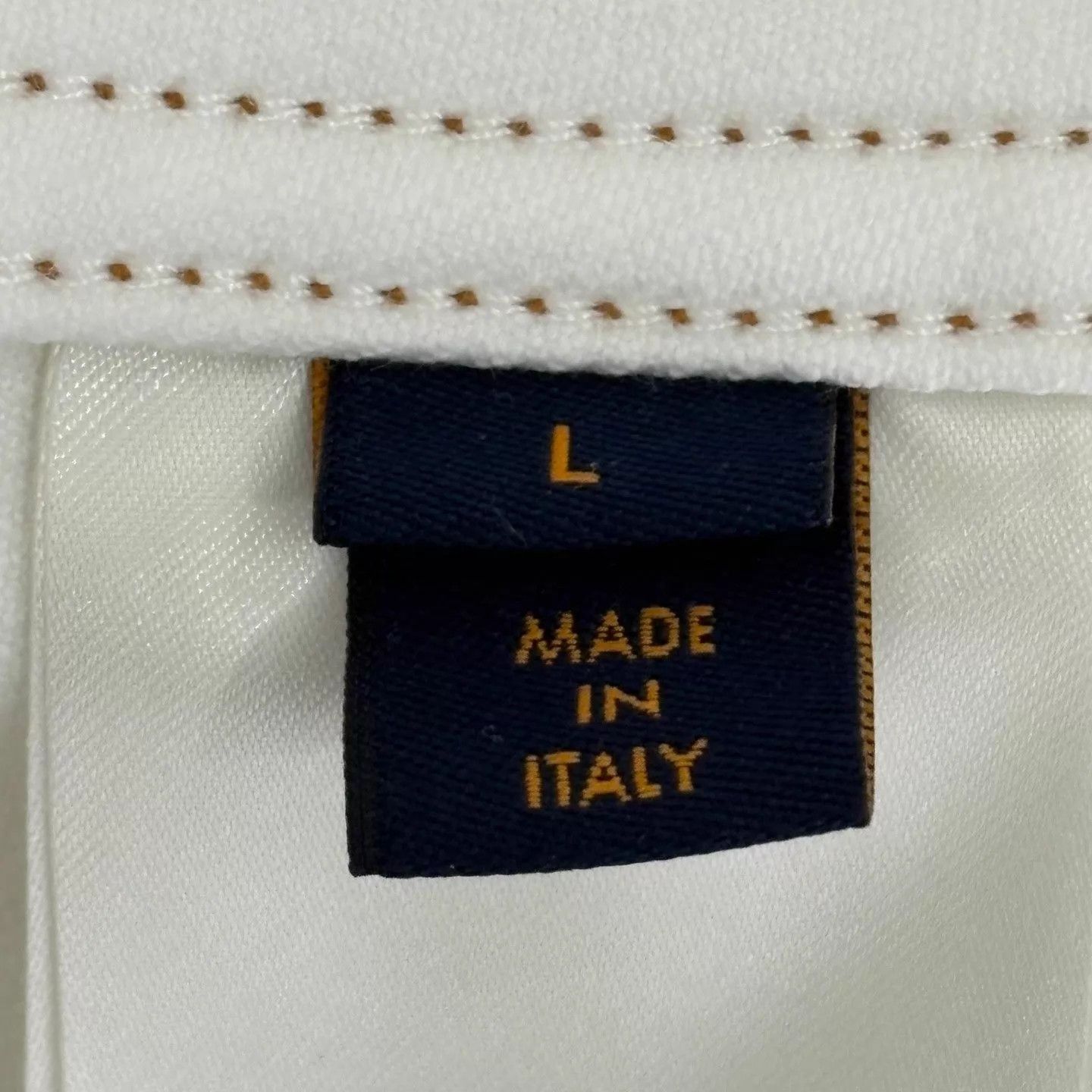 Louis Vuitton LV White Allover Print Denim Short Sleeve L New with Tags Size US L / EU 52-54 / 3 - 6 Thumbnail