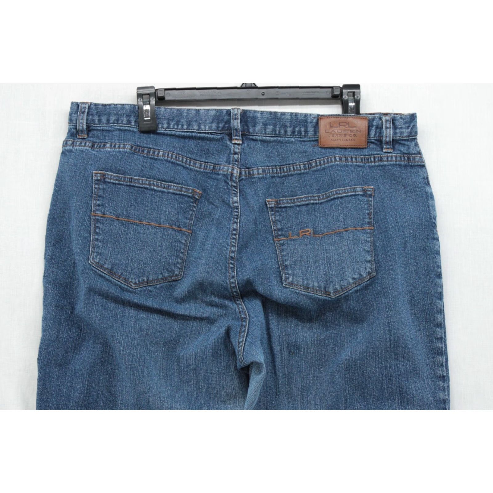 Ralph Lauren VINTAGE Ralph Lauren Jeans Women 16W Denim Boot Cut Blues 90s Boho Preppy City Mom Jeans Women (XXL not present) Size 38" / US 16 / IT 52 - 5 Thumbnail