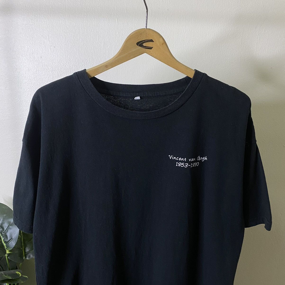 Vintage Vintage Y2K Vincent Van Gogh Artwork Boxy Tee Size US M / EU 48-50 / 2 - 6 Thumbnail
