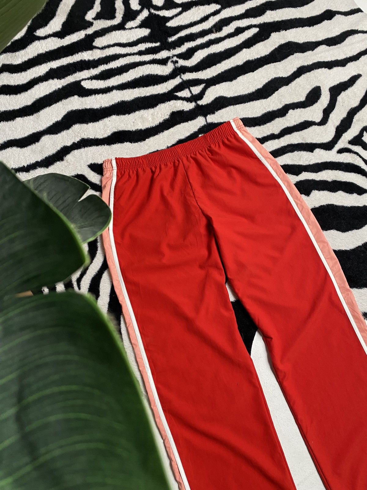 Nike × Vintage Vintage nylon truck pants Nike drill red Size US 34 / EU 50 - 8 Thumbnail