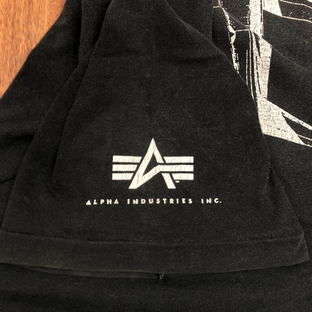 Alpha Industries × Vintage Vintage Alpha Industries B-15 USAF t-shirt Size US L / EU 52-54 / 3 - 5 Thumbnail