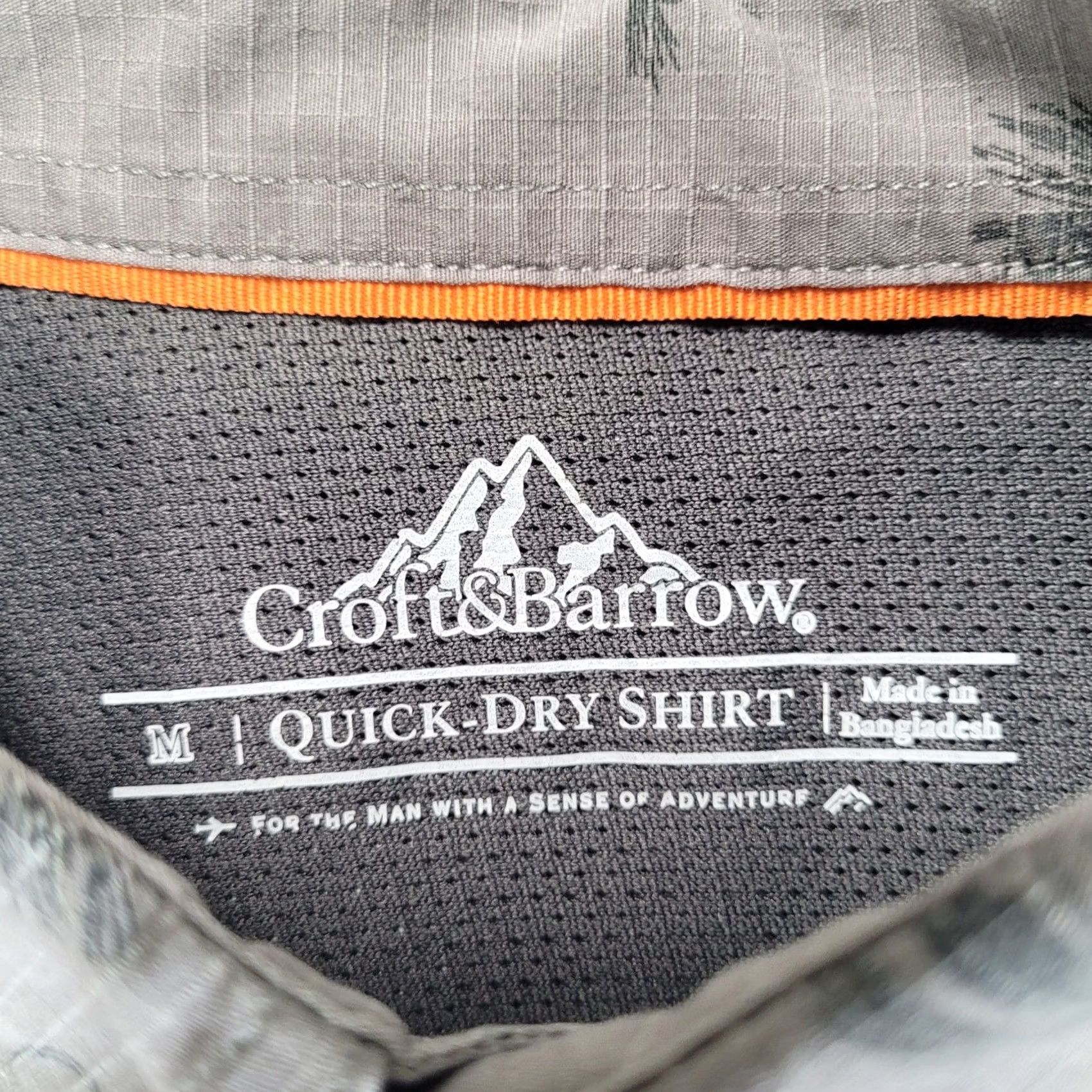 Croft & Barrow Croft & Barrow Mens Quick Dry Fly Fishing Shirt Grey Ripstop Long Sleeve Size US M / EU 48-50 / 2 - 3 Thumbnail