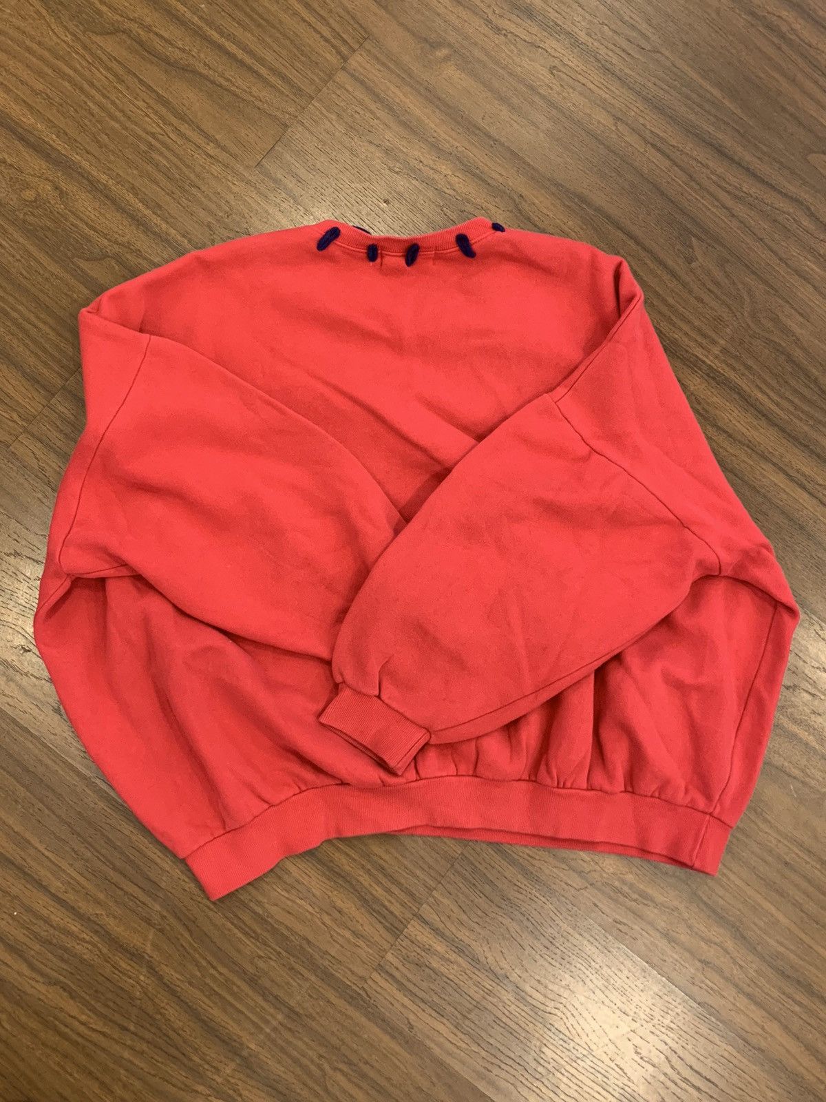 Japanese Brand × Vintage Sweatshirt Funny red Size L / US 10 / IT 46 - 6 Thumbnail