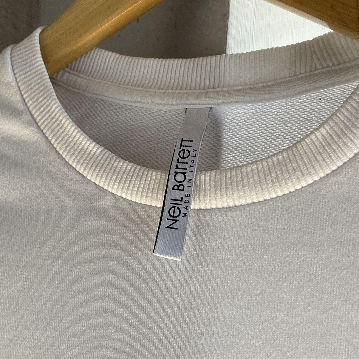 Neil Barrett NEIL BARRETT FAIR ISLE THUNDEBOLT SLEEVE CREW SWEATSHIRT Size US XS / EU 42 / 0 - 6 Thumbnail