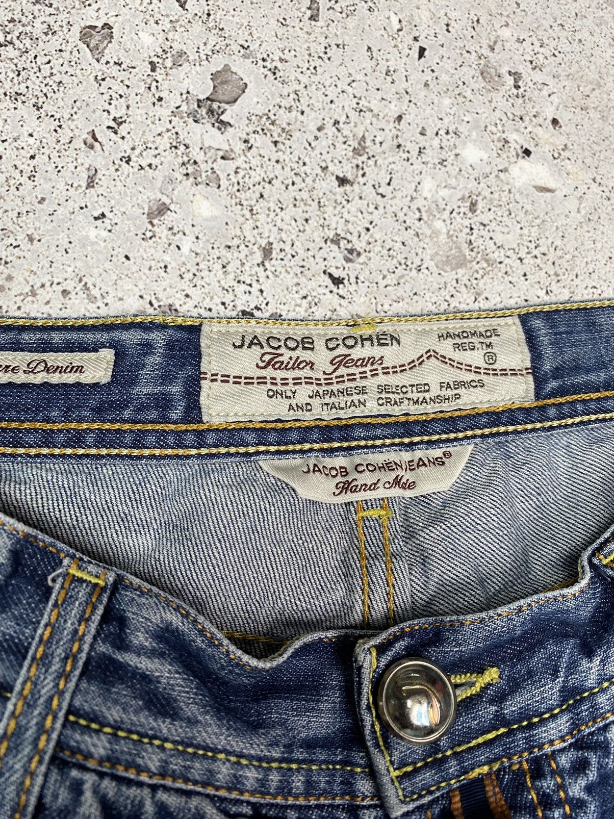 Jacob Cohen Jacob Cohen Handmade Jeans Made in Italy Slim Fit Men 32 Size US 32 / EU 48 - 11 Thumbnail