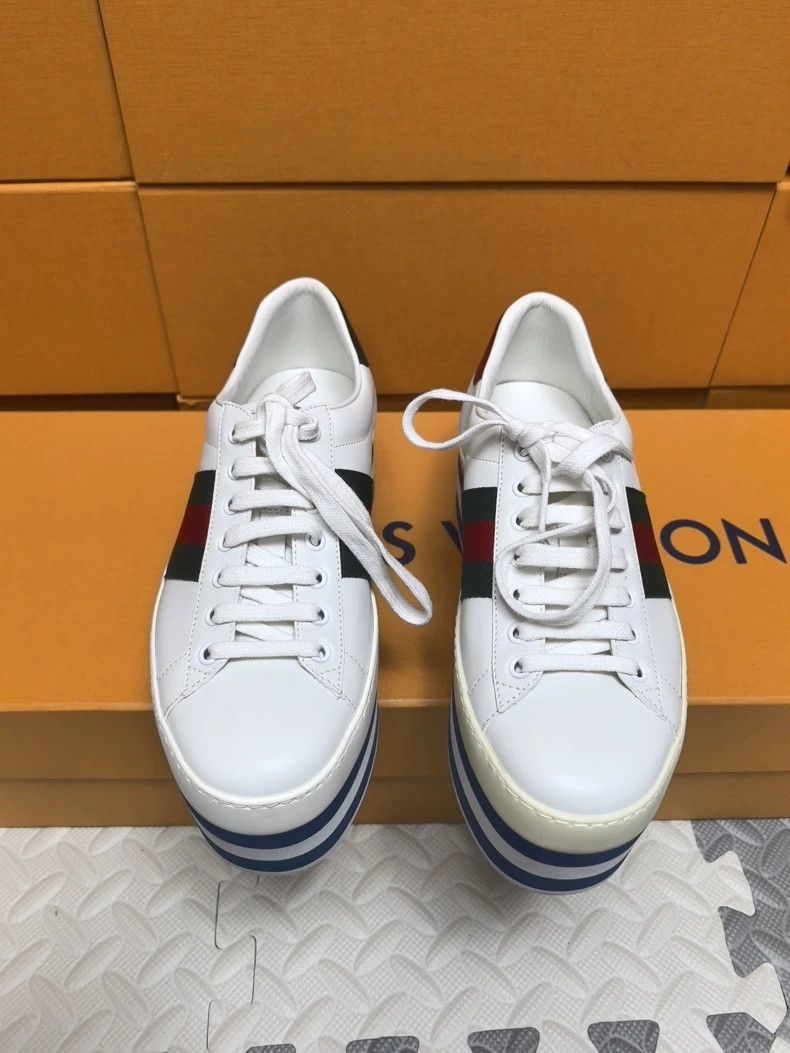 Gucci Gucci ThickSoled Men's White Sneakers-2506 Size US 6 / EU 39 - 4 Thumbnail