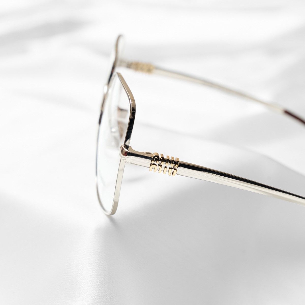 Miu Miu MIU MIU 0MU 51YV 1BC1O1 GLASSES Size ONE SIZE - 3 Thumbnail