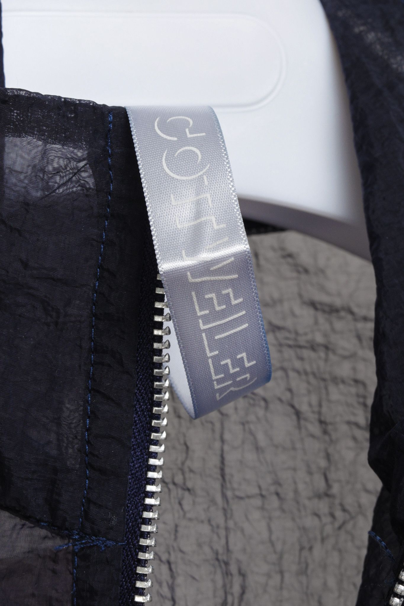 Cottweiler Cottweiler Textured Sheer Black Zip Mock Neck Boxy Shirt Size US XS / EU 42 / 0 - 4 Thumbnail