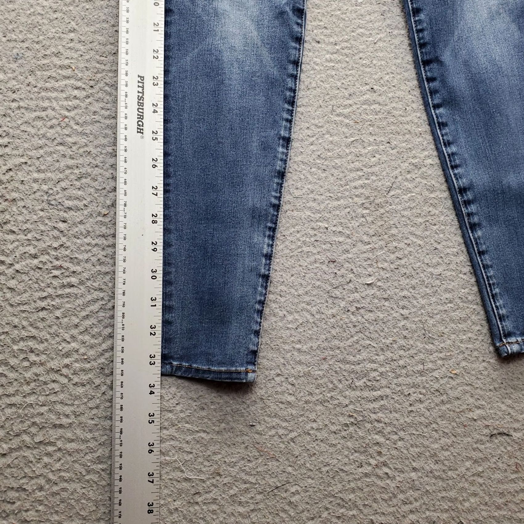 American Eagle Outfitters American Eagle Outfitters Jegging Jeans Womens 4 Blue Denim High-Rise Stretch Jeans Size 27" / US 4 / IT 40 - 3 Thumbnail