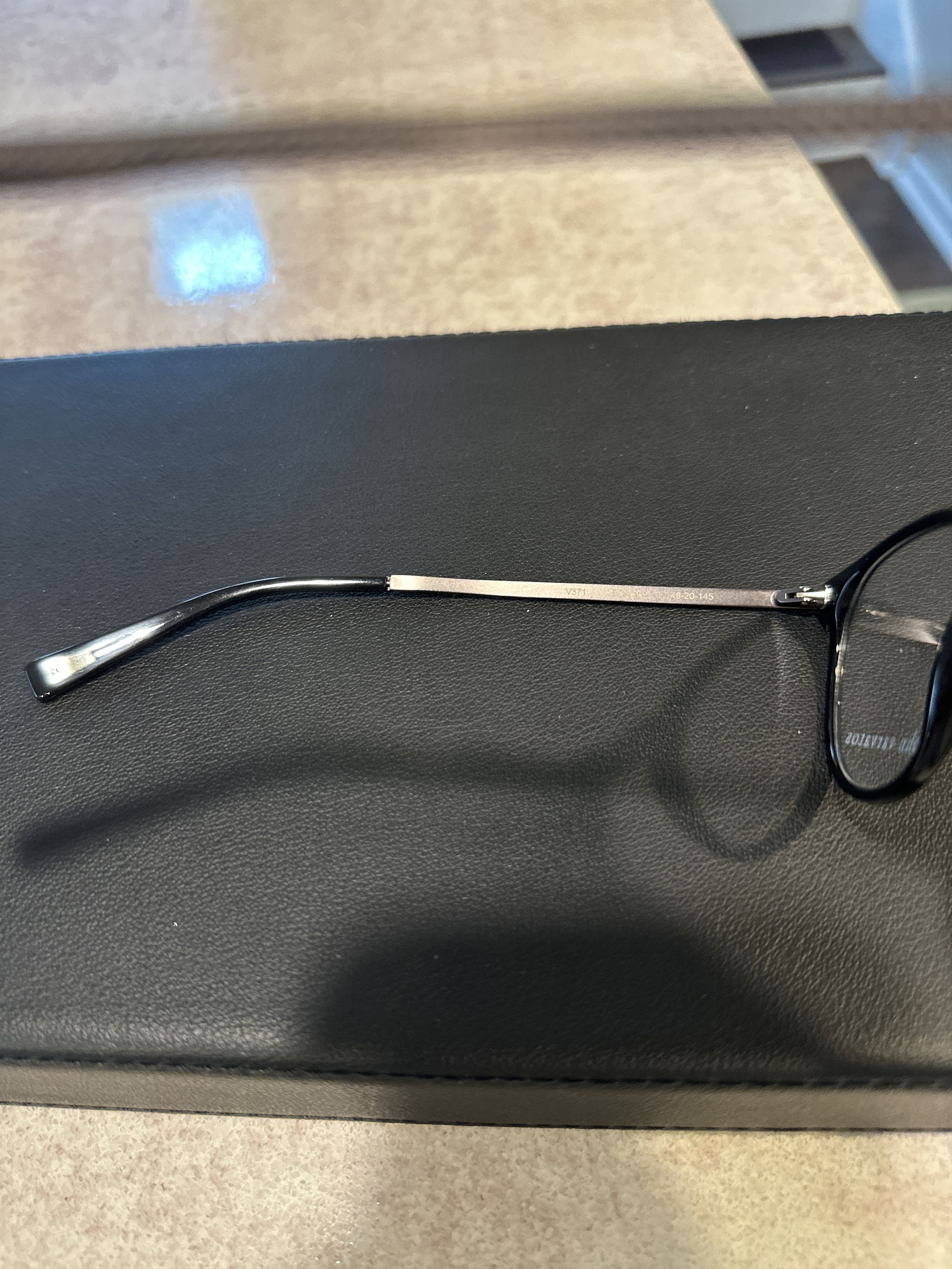 John Varvatos V371 48-20-145 Black Glasses Size ONE SIZE - 11 Thumbnail