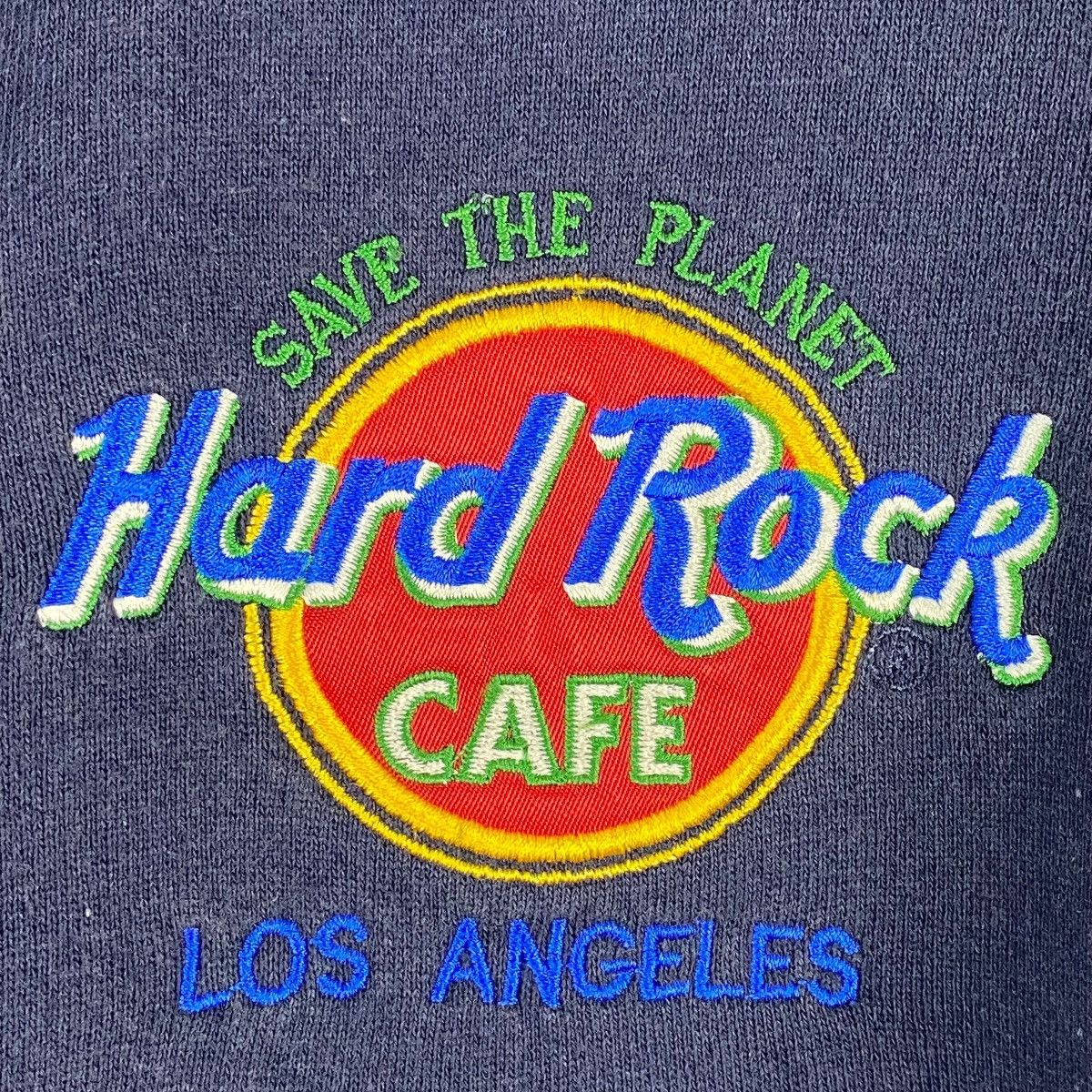 Hard Rock Cafe Vintage Hard Rock Quater Zip Navy Blue Pullover Jumper SizeS Size US S / EU 44-46 / 1 - 7 Thumbnail