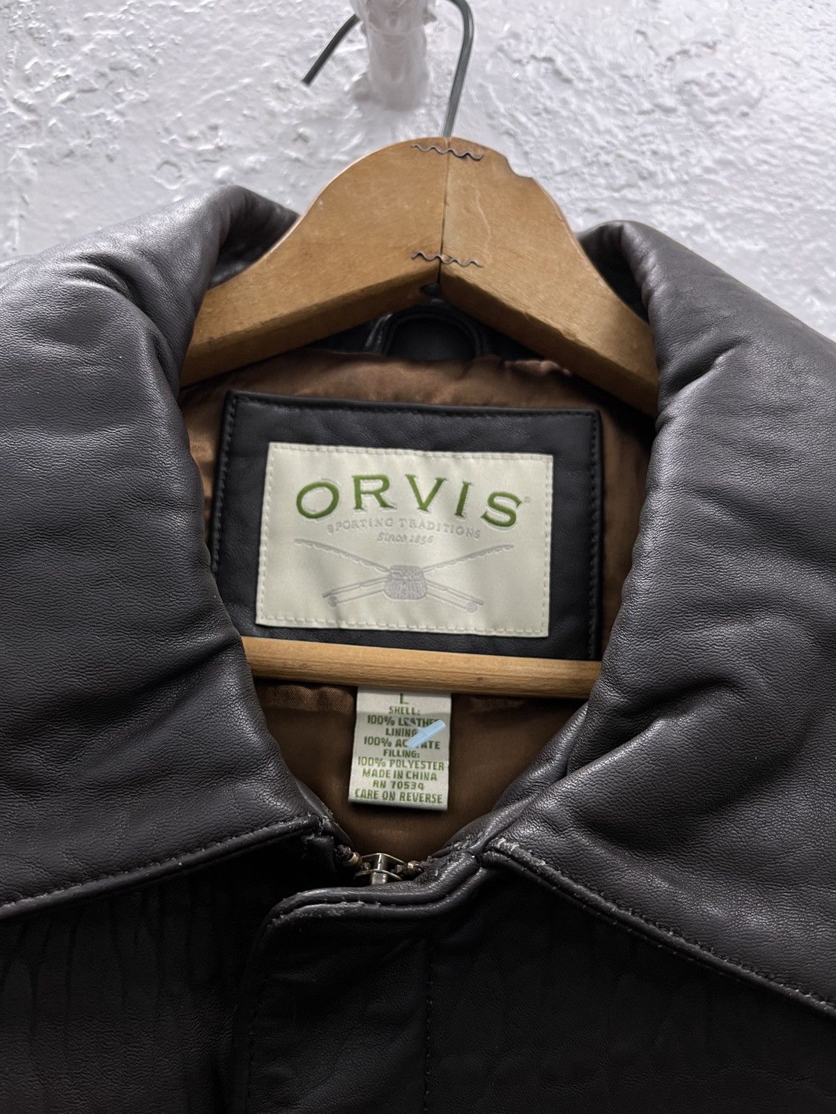 Orvis Orvis lambskin leather bomber jacket Size US L / EU 52-54 / 3 - 5 Thumbnail