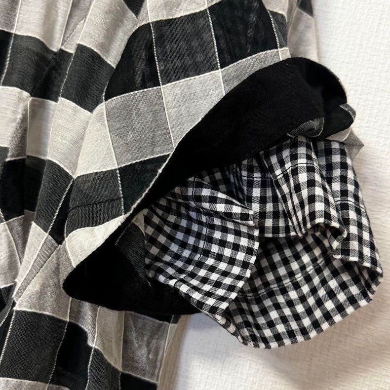 Comme des Garcons Comme Des Garcons Black and white checkered gold ingot coll Size M / US 6-8 / IT 42-44 - 9 Thumbnail