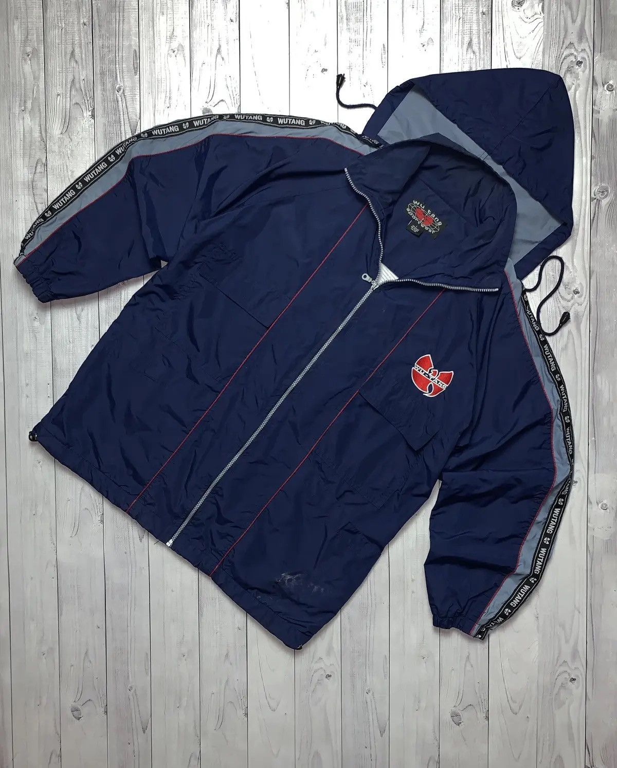 Wu-Tang Clan Vintage Wu-Tang track suit drill pants Y2K jacket big logo Size US L / EU 52-54 / 3 - 3 Thumbnail