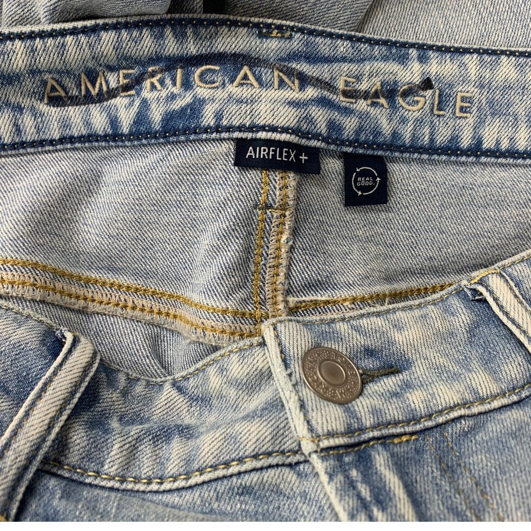 American Eagle Outfitters New American Eagle Mens 32 X 34 Boot Cut Denim Blue Jeans Size US 32 / EU 48 - 5 Thumbnail