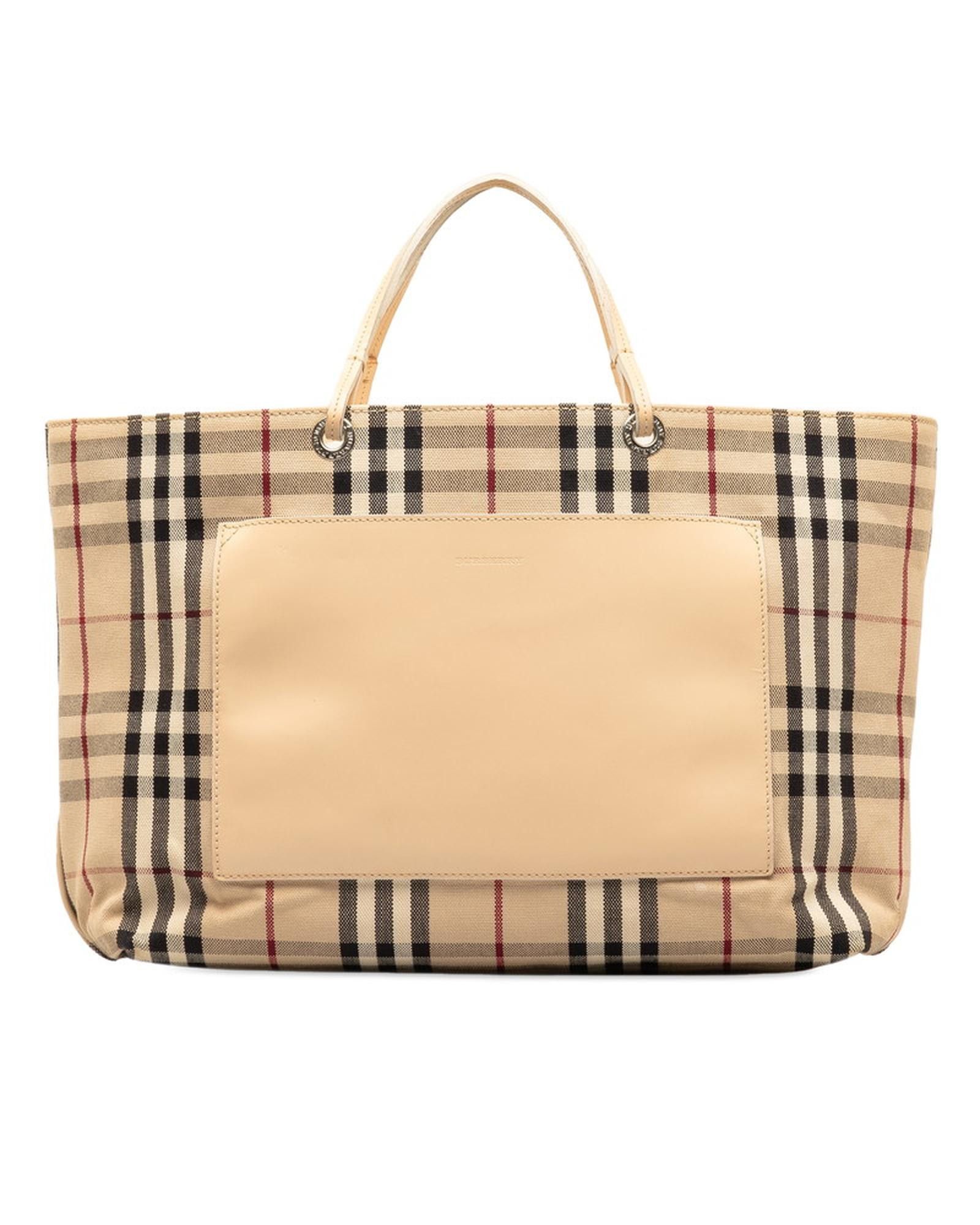 Burberry Classic Burberry Tote Bag - Brown Nova Check Pattern | Grailed