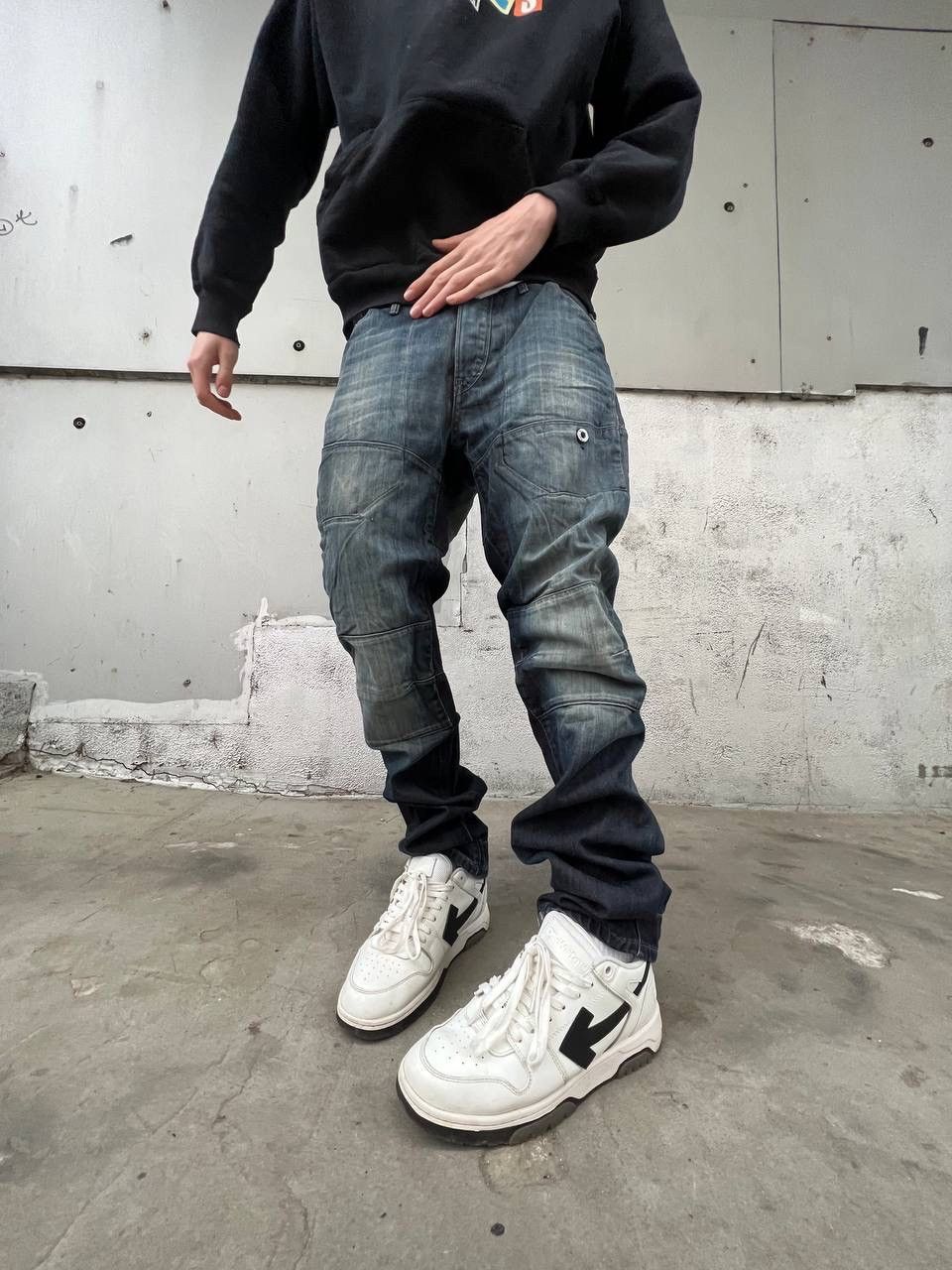 G-Star × Vintage Vintage G star Raw 5620 jeans double knee Size US 32 / EU 48 - 4 Thumbnail