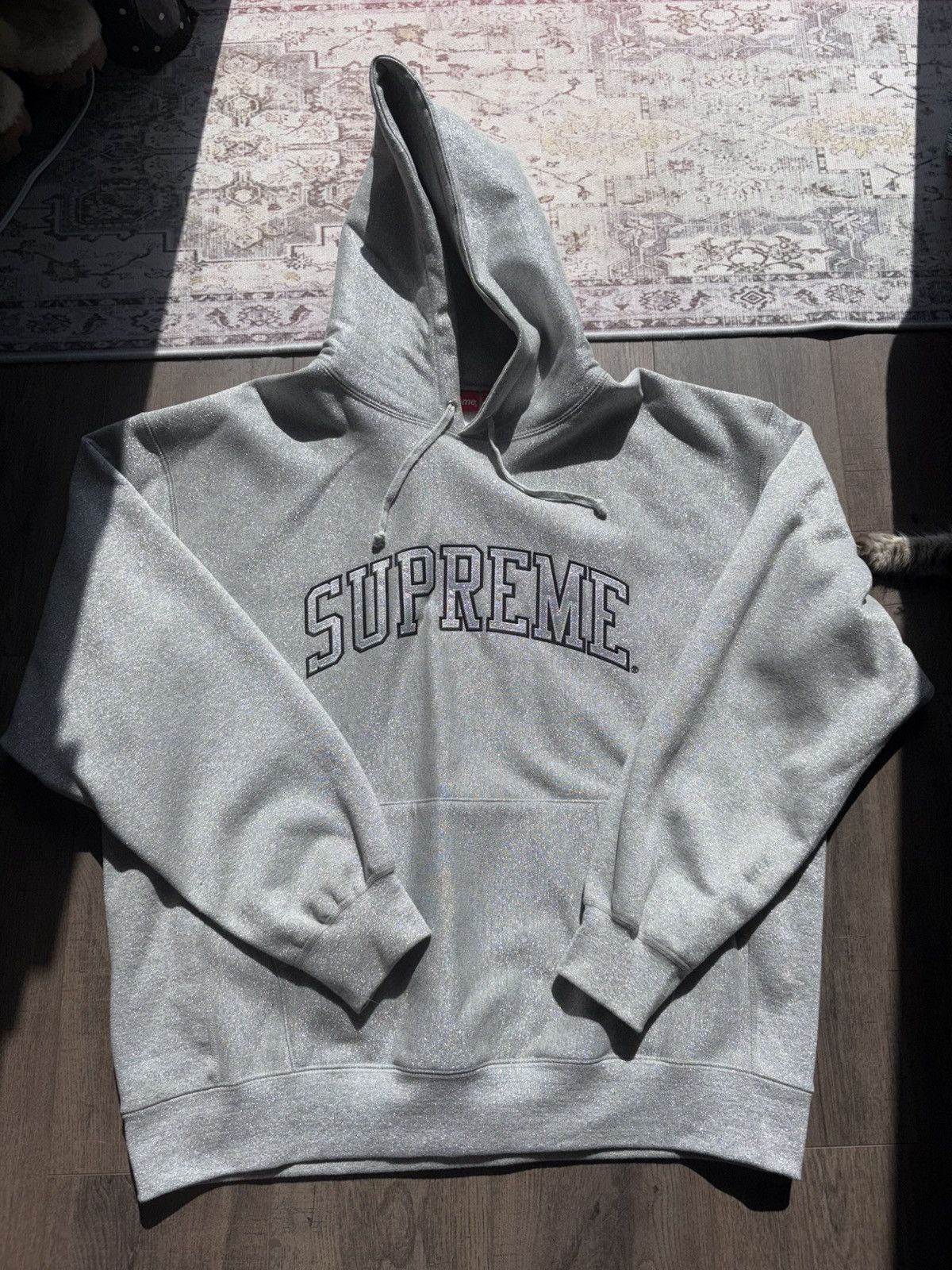 Supreme Supreme Glitter Arc Hoodie SS23 Size US XXL / EU 58 / 5 - 1 Thumbnail