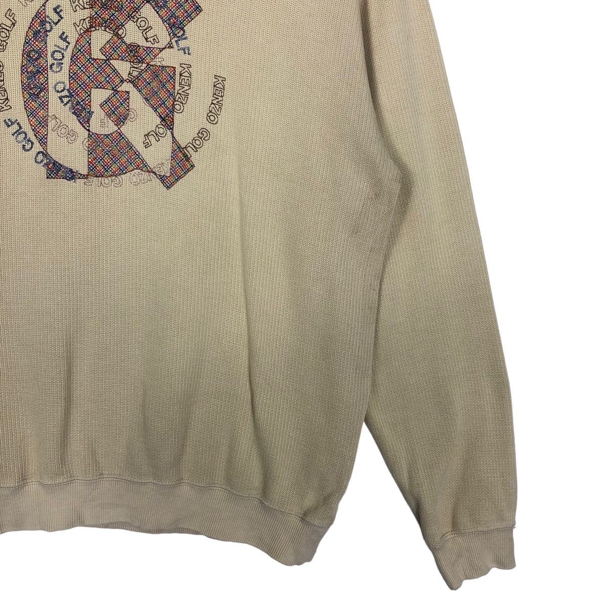 Japanese Brand 🔥90’s Vintage Distressed Sweatshirt Kenzo Embroidery Logo Size US M / EU 48-50 / 2 - 4 Thumbnail