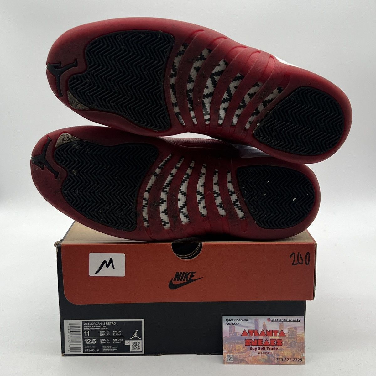 Jordan Brand Air Jordan 12 Cherry Size US 11 / EU 44 - 8 Thumbnail