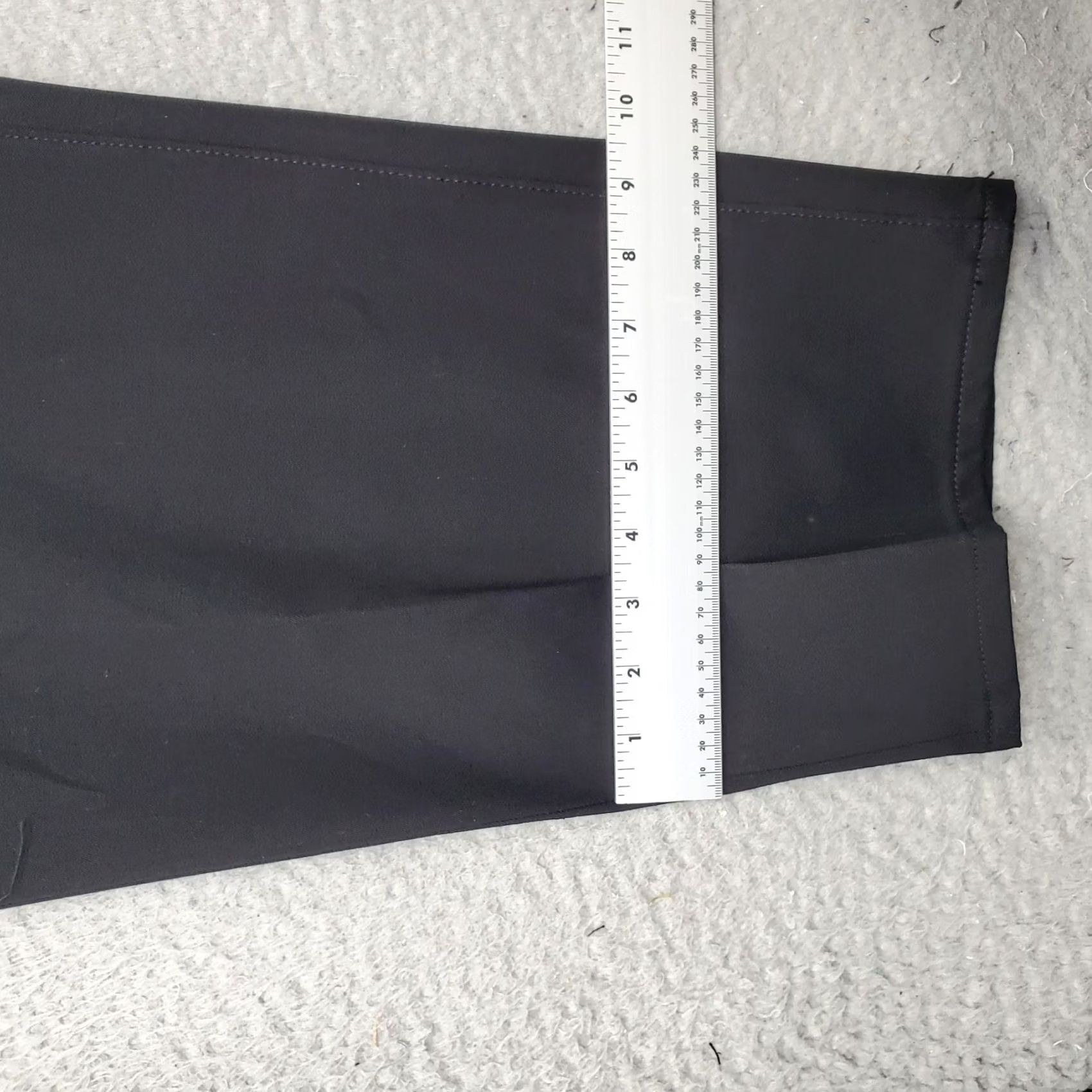 Chaps Chaps Womens 26W Black Slim Fit Mid Rise Comfort Elastic Straight Leg Pants Size 26" / US 2 / IT 38 - 5 Thumbnail