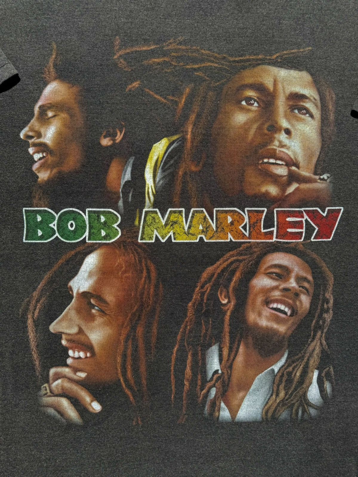 Bob Marley × Rap Tees × Vintage Bob Marley 90's Vintage Rap T-Shirt Size US XXL / EU 58 / 5 - 4 Thumbnail